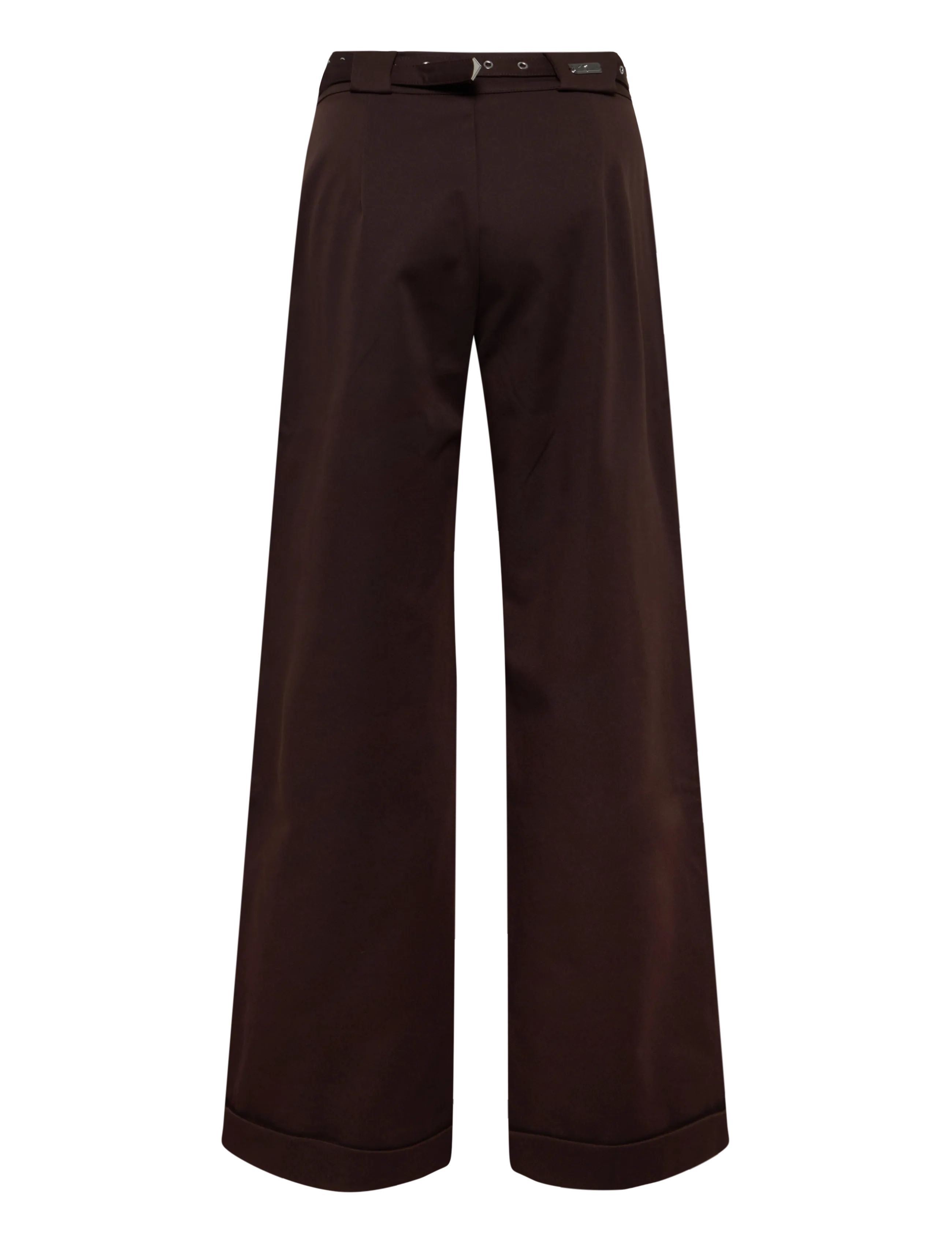 Laagam - VALEA BROWN PANTS - hosen mit weitem bein - brown - 1