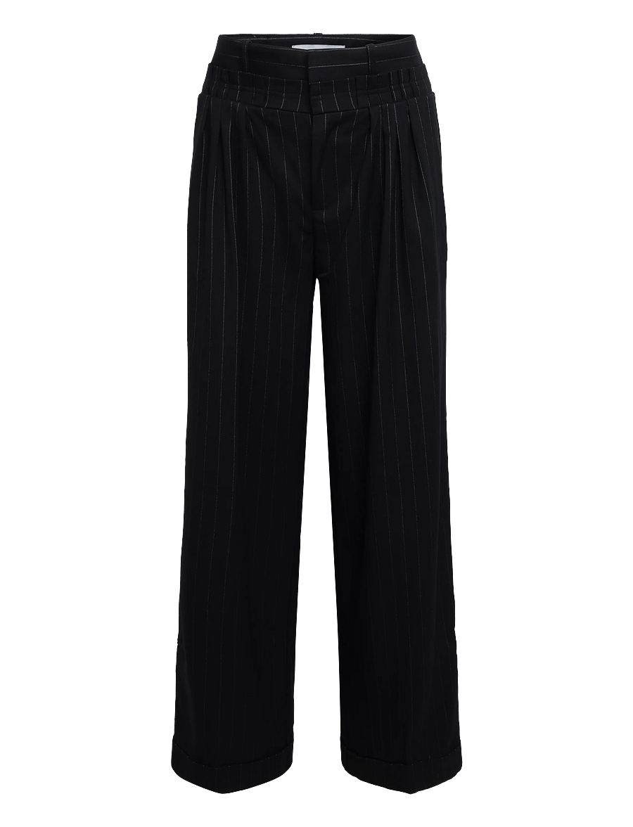 Laagam - STELLA NAVY BLUE PANTS - anzugshosen - navy blue - 0