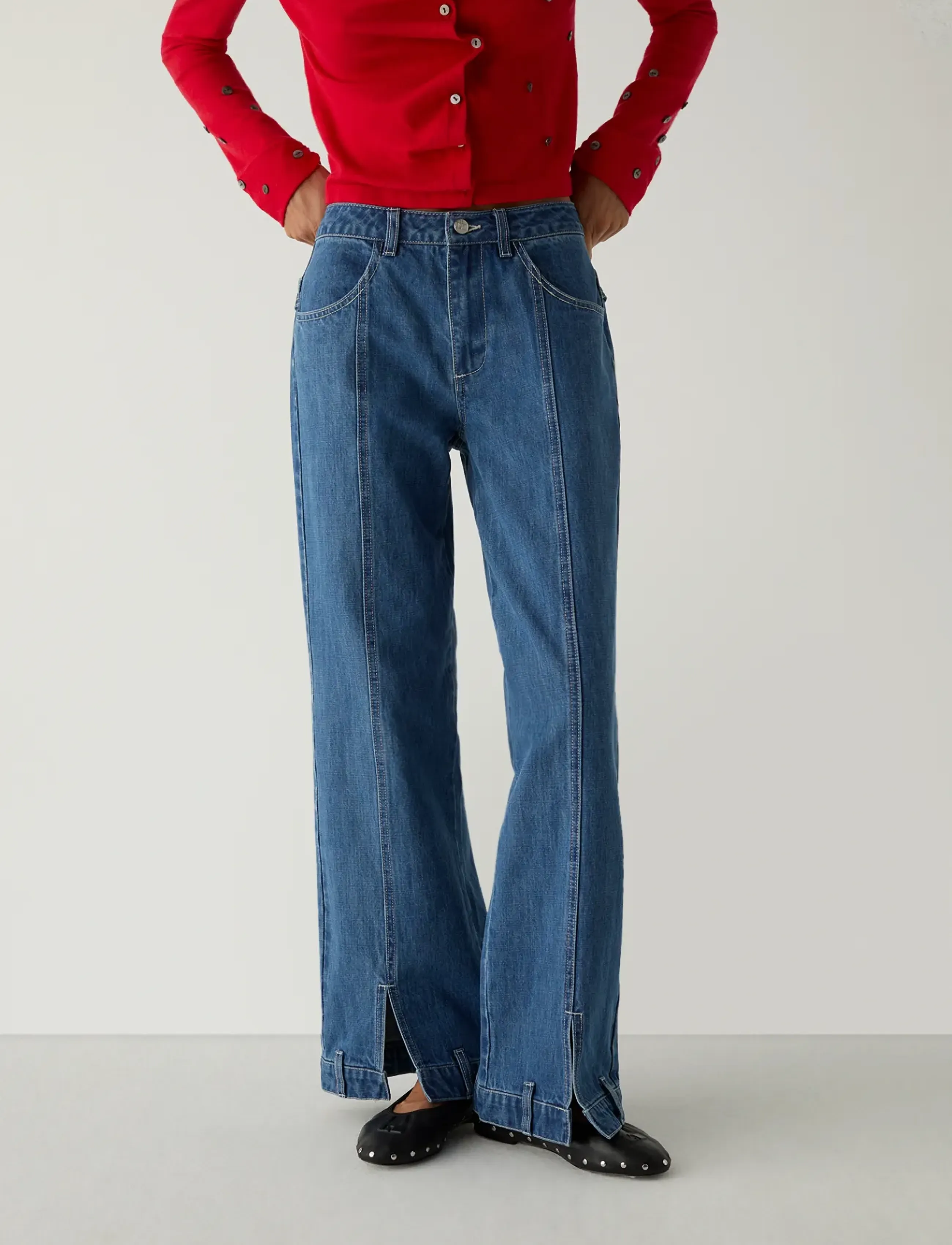 Laagam ADREW LIGHT BLUE DENIM JEANS - Denim - LIGHT BLUE / blue