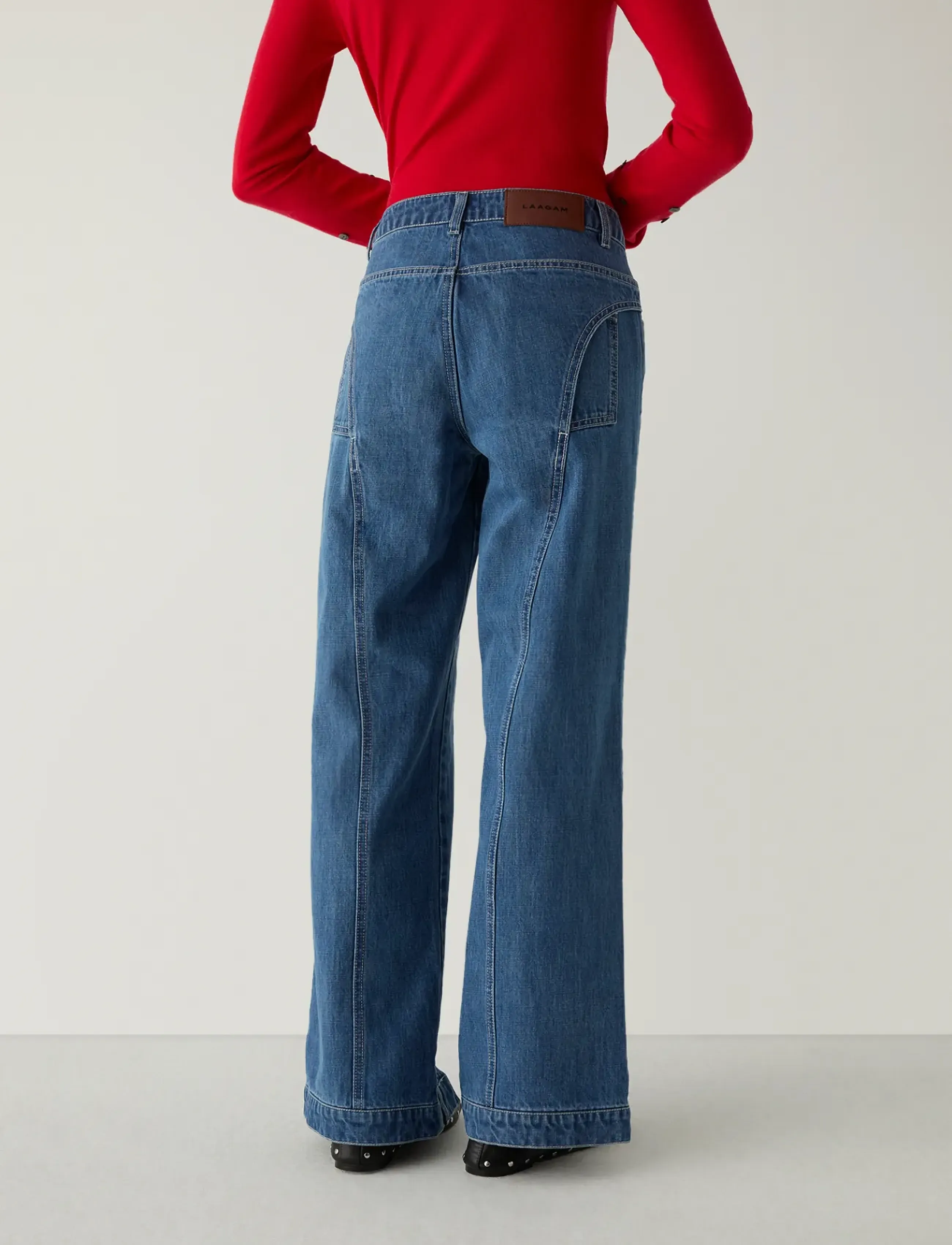 Laagam - ADREW LIGHT BLUE DENIM JEANS - proste dżinsy - light blue - 4