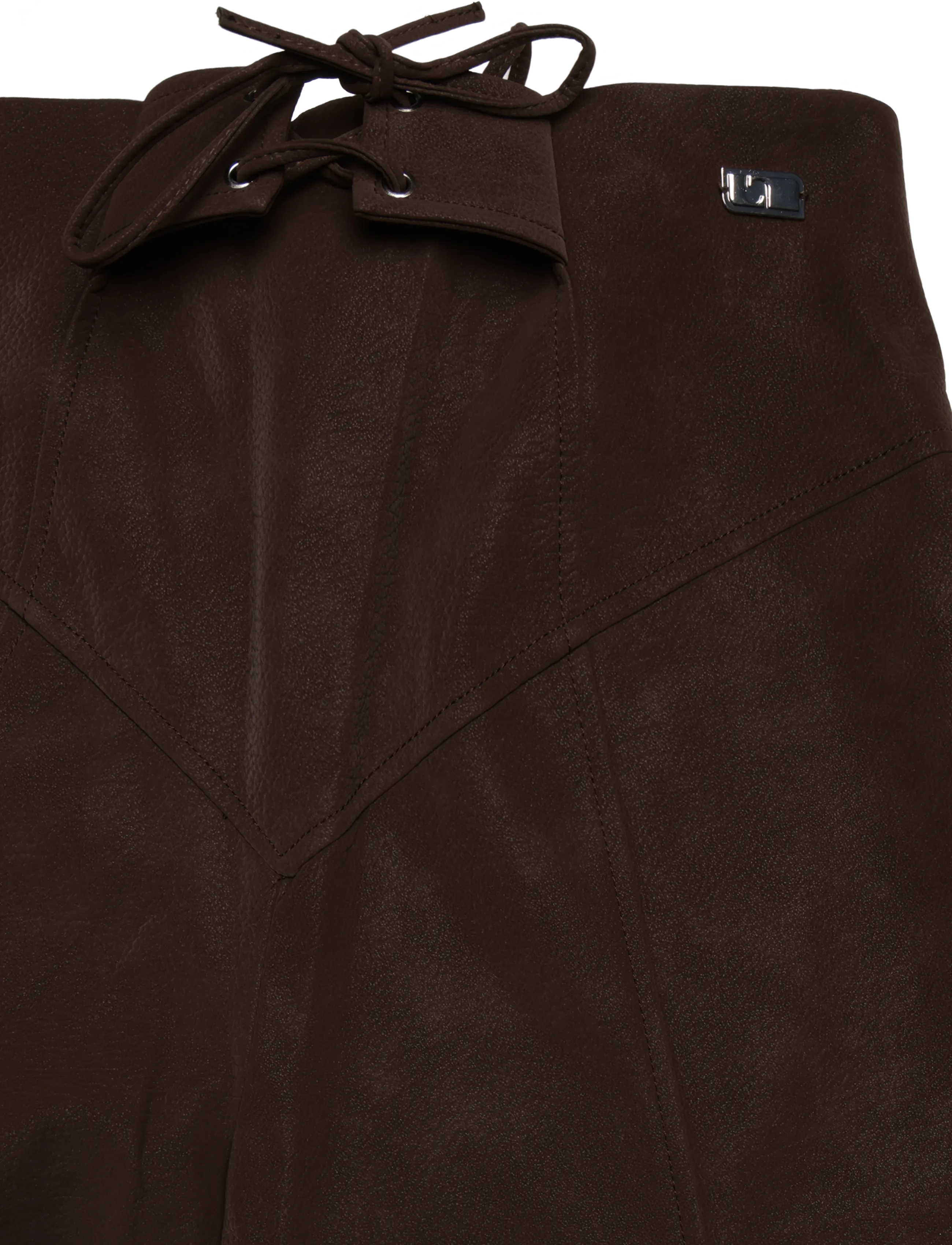 Laagam - SELAH DARK BROWN PANTS - lederhosen - dark brown - 4