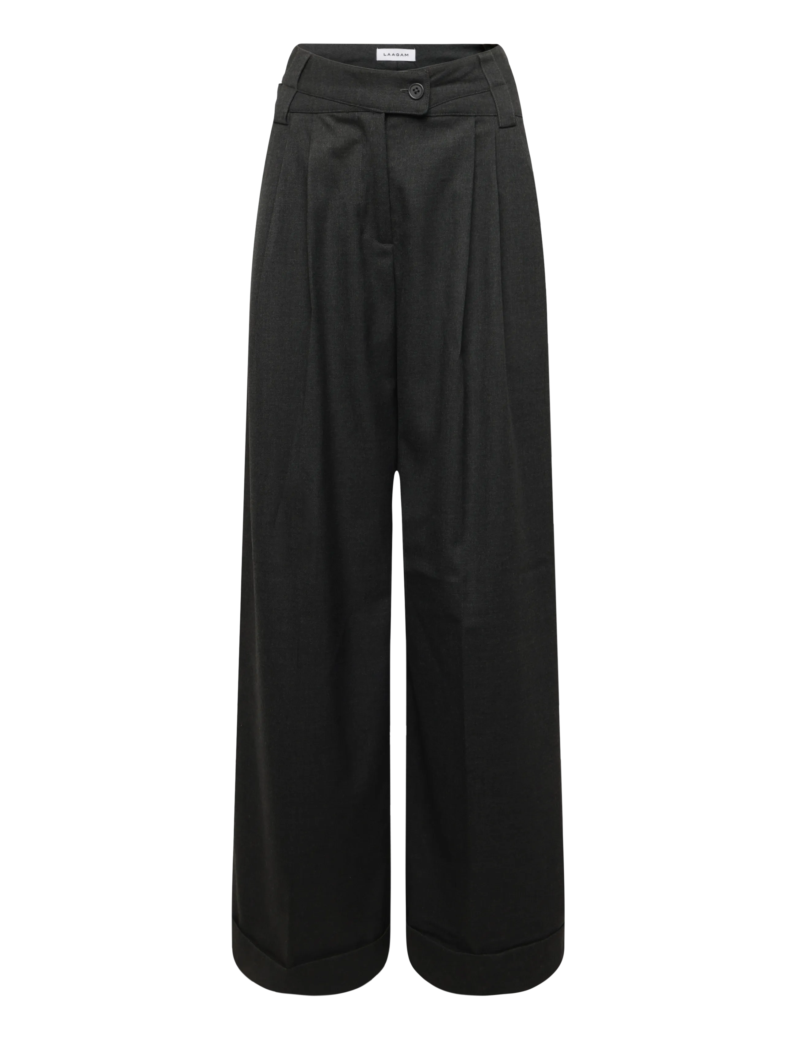 Laagam - SMITH GREY TAILORED PANTS - anzugshosen - grey - 1