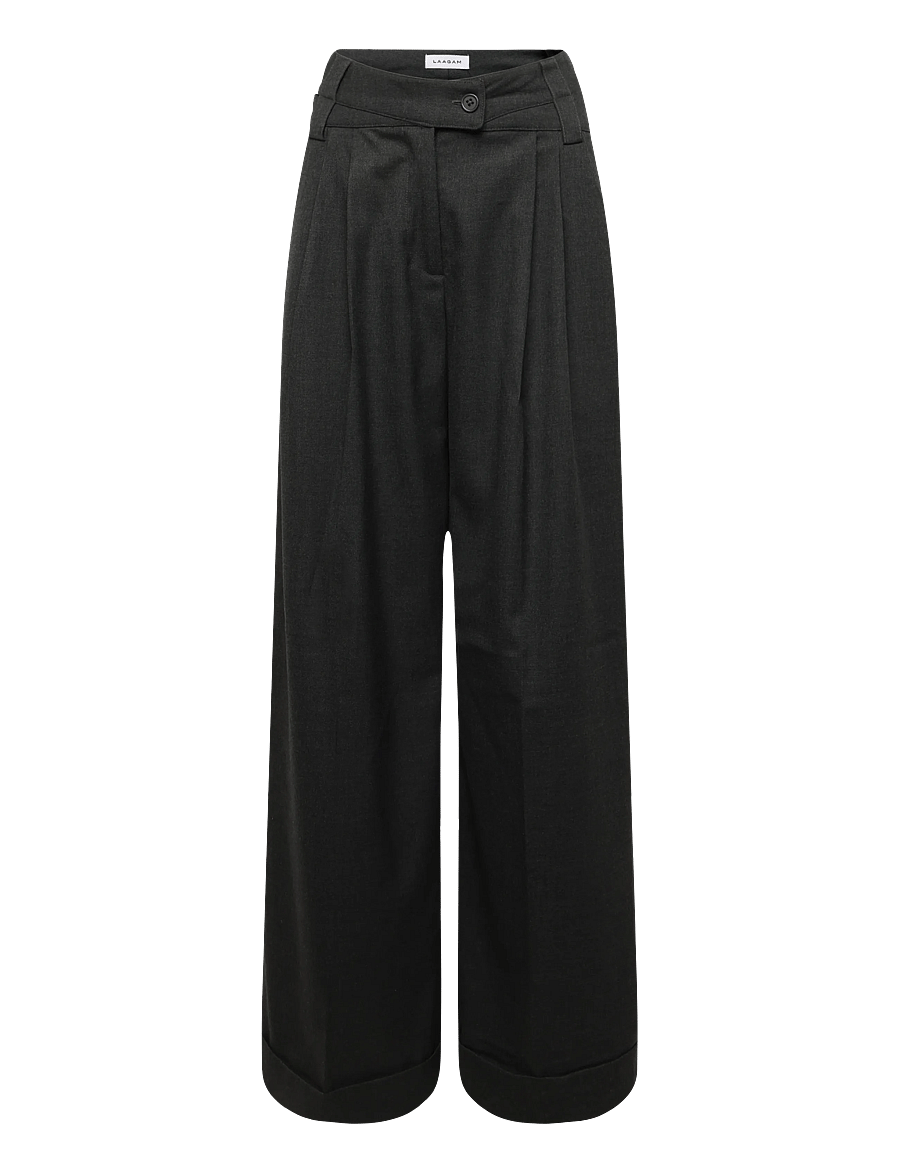 Laagam - SMITH GREY TAILORED PANTS - anzugshosen - grey - 1
