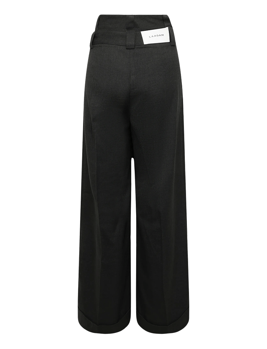 Laagam - SMITH GREY TAILORED PANTS - anzugshosen - grey - 2