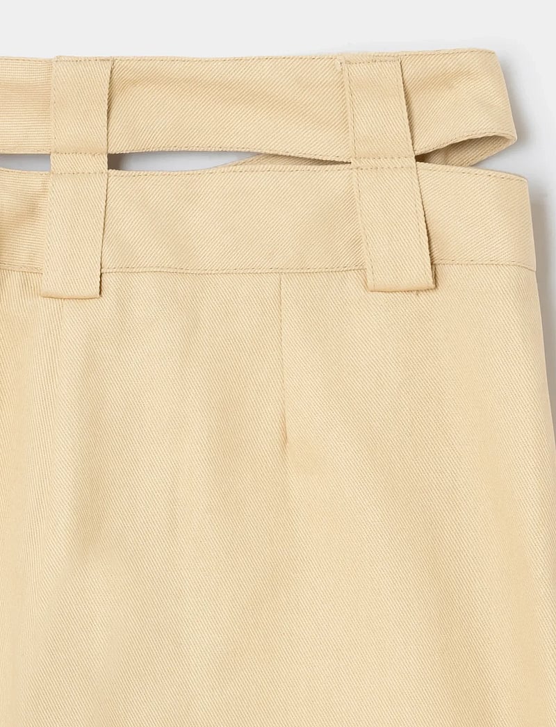 Laagam - SMITH BEIGE SERGE PANTS - hosen mit weitem bein - beige - 5