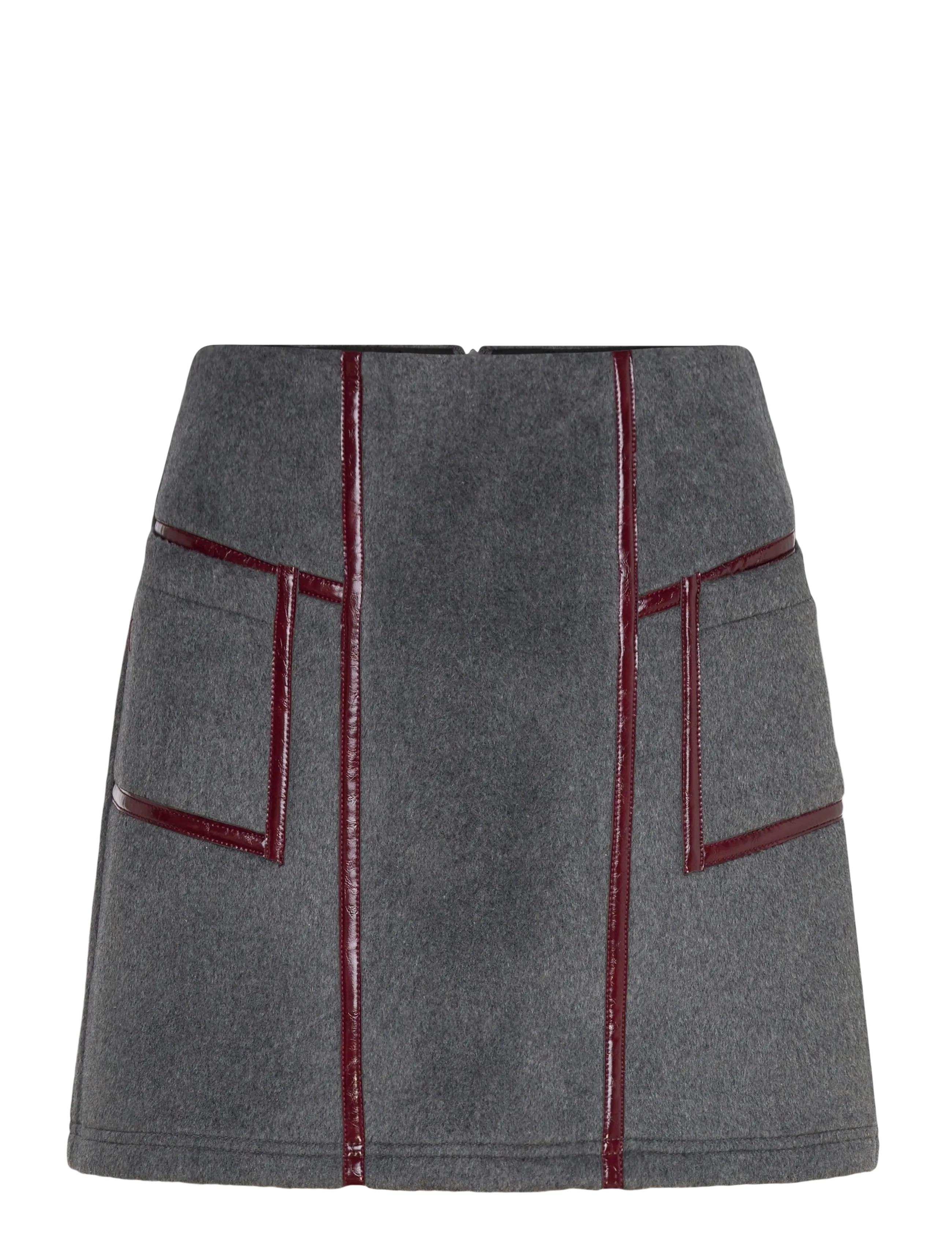 LAAGAM Frankie Grau Kurz Rock Grau - 40 - Damen