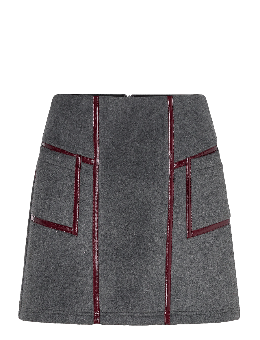 Laagam - FRANKIE GREY SHORT SKIRT - kurze röcke - dark grey - 1