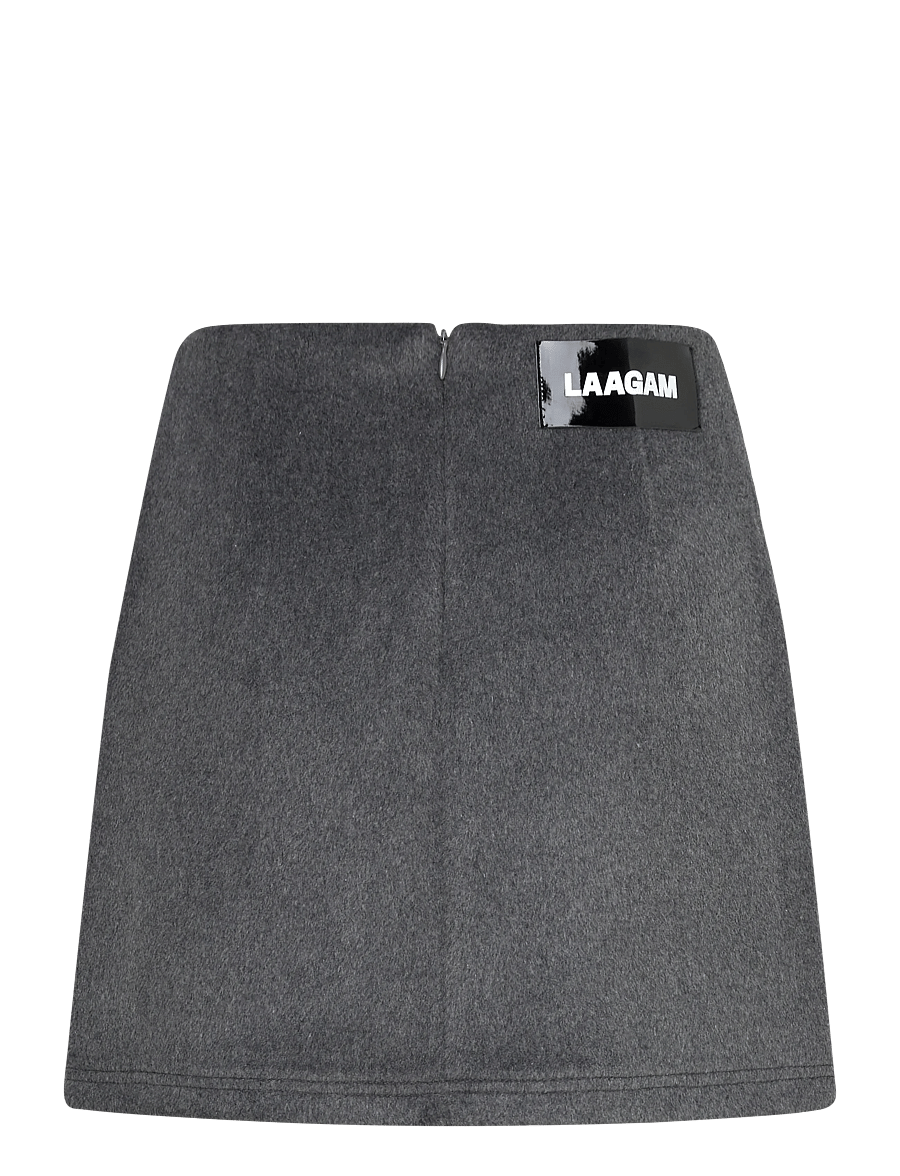 Laagam - FRANKIE GREY SHORT SKIRT - kurze röcke - dark grey - 2