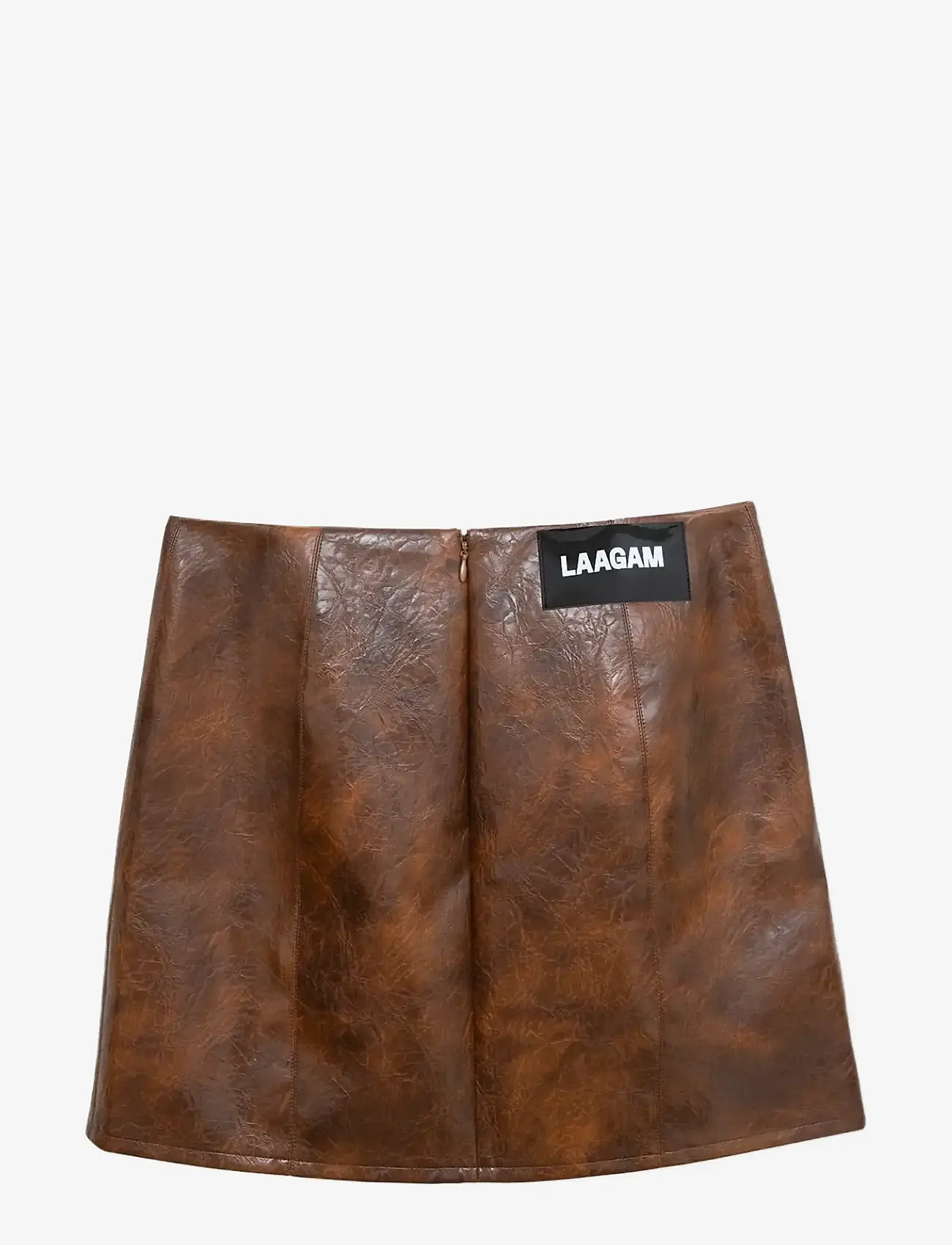 Laagam - JUNA BROWN SHORT SKIRT - kurze röcke - brown - 2