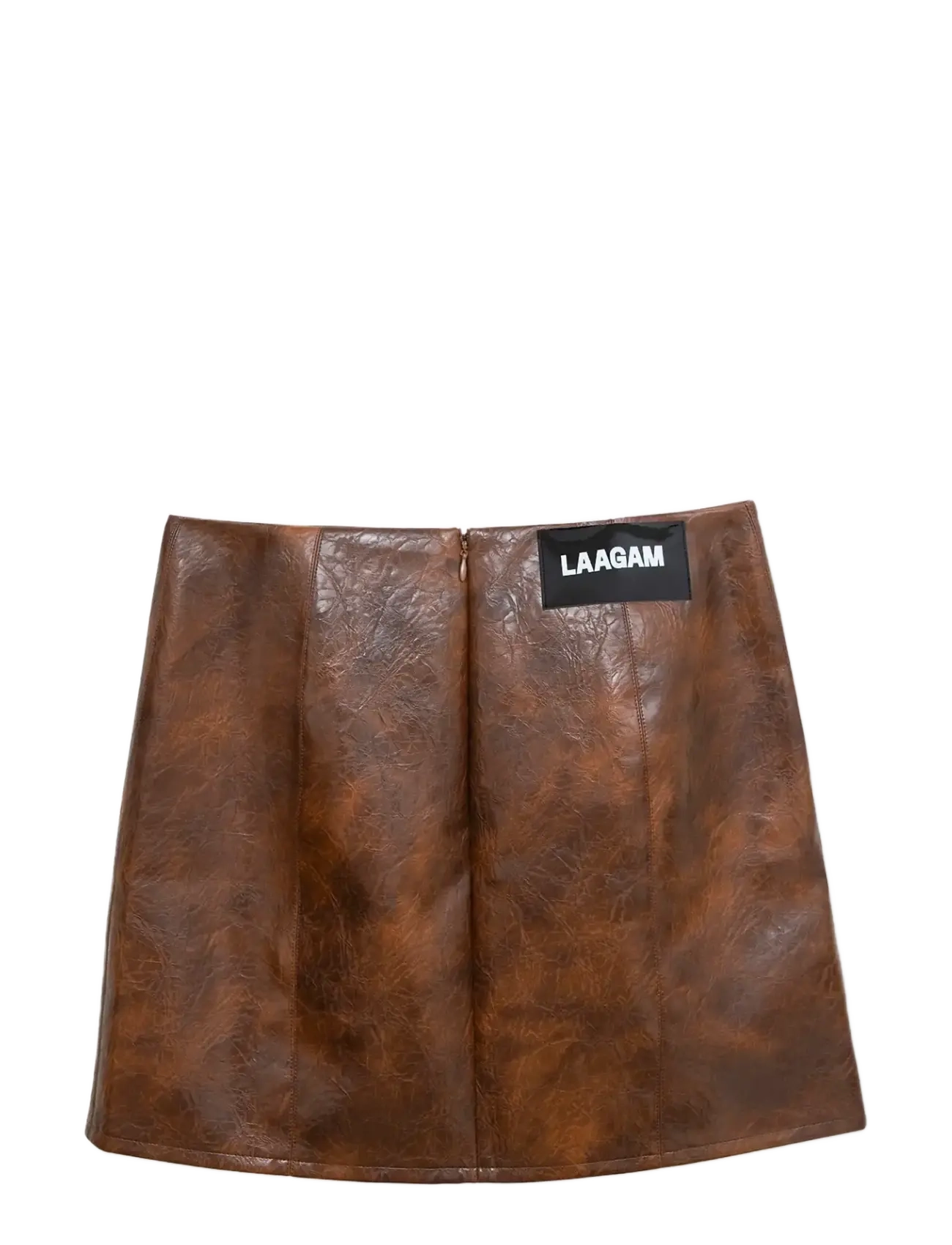 Laagam - JUNA BROWN SHORT SKIRT - korte nederdele - brown - 2