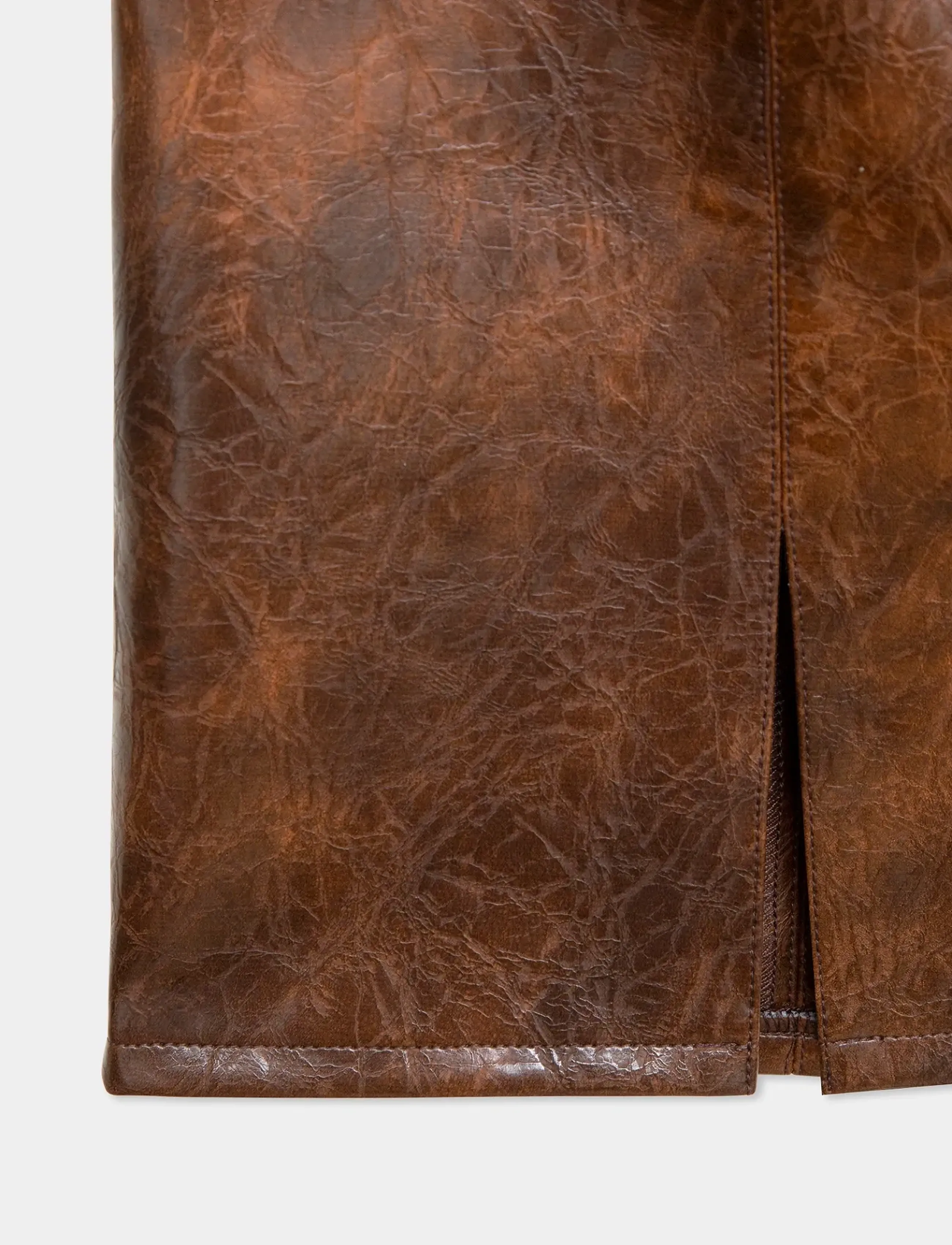 Laagam - JUNA BROWN SHORT SKIRT - korte nederdele - brown - 4