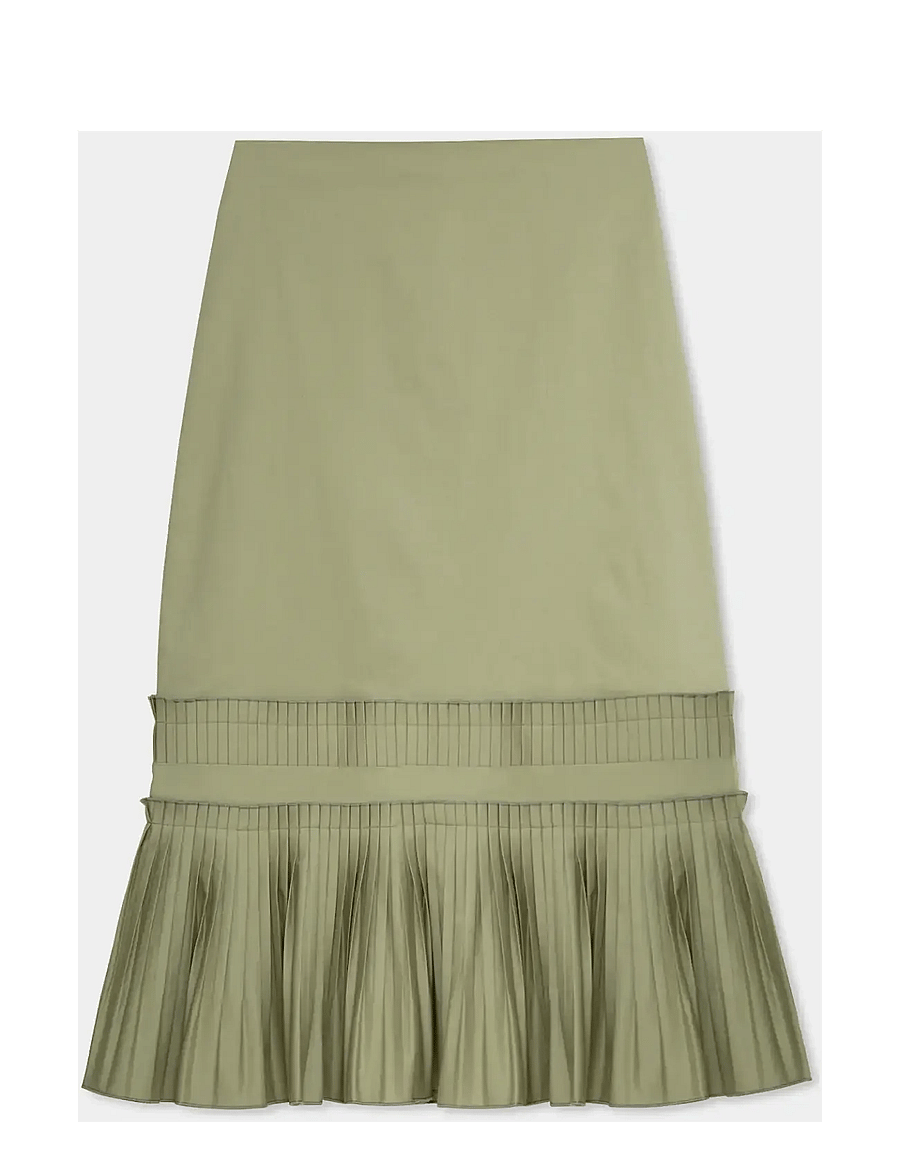 Laagam - LEAH KHAKI MIDI SKIRT - khaki - 1