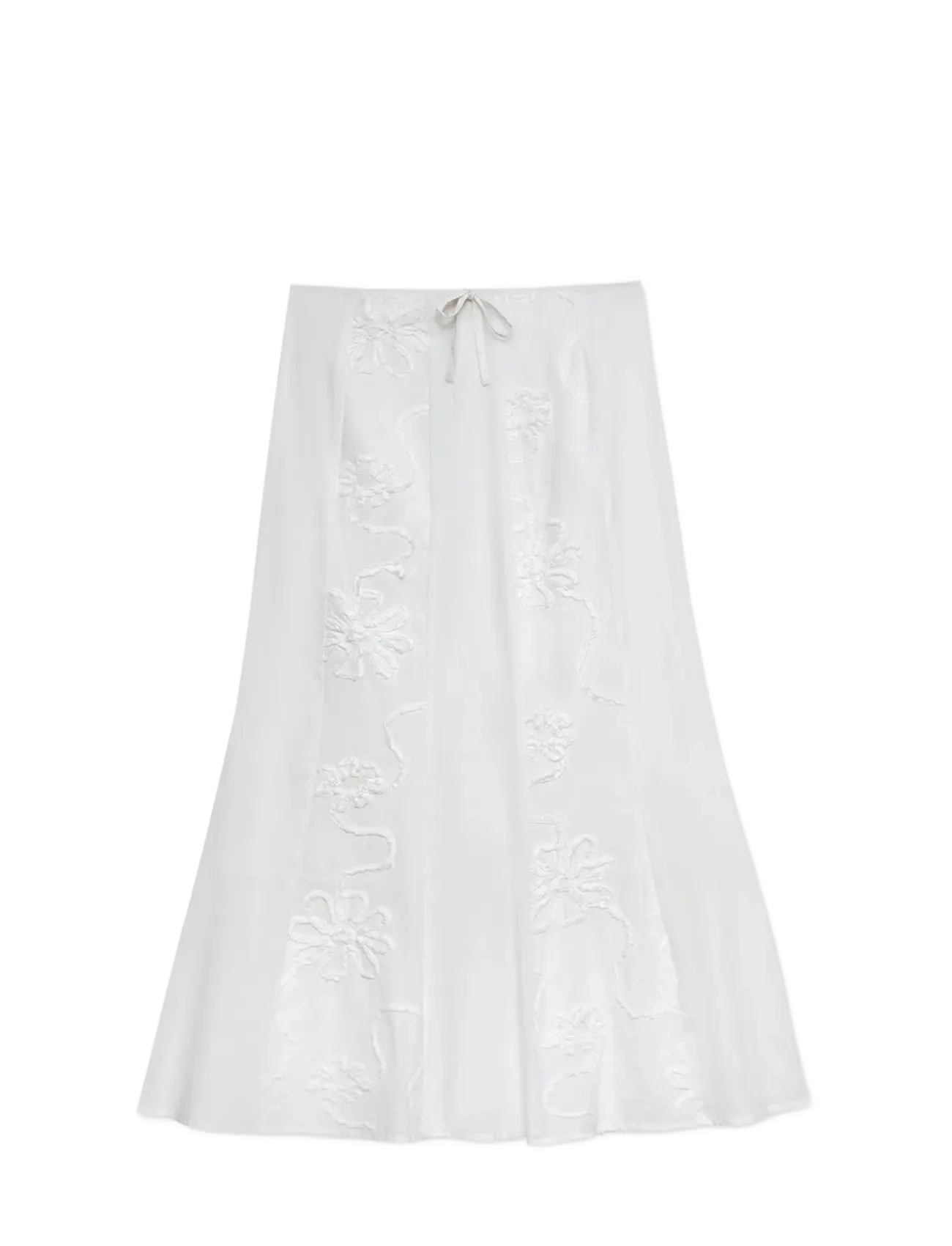 Laagam LILA WHITE MIDI SKIRT - Midi skirts - WHITE / white