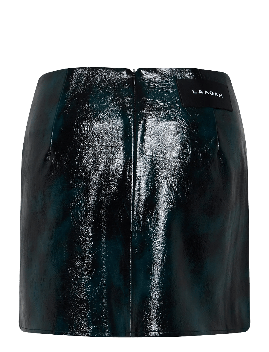 Laagam - ELODIE DARK GREEN SHORT SKIRT - korta kjolar - dark green - 1