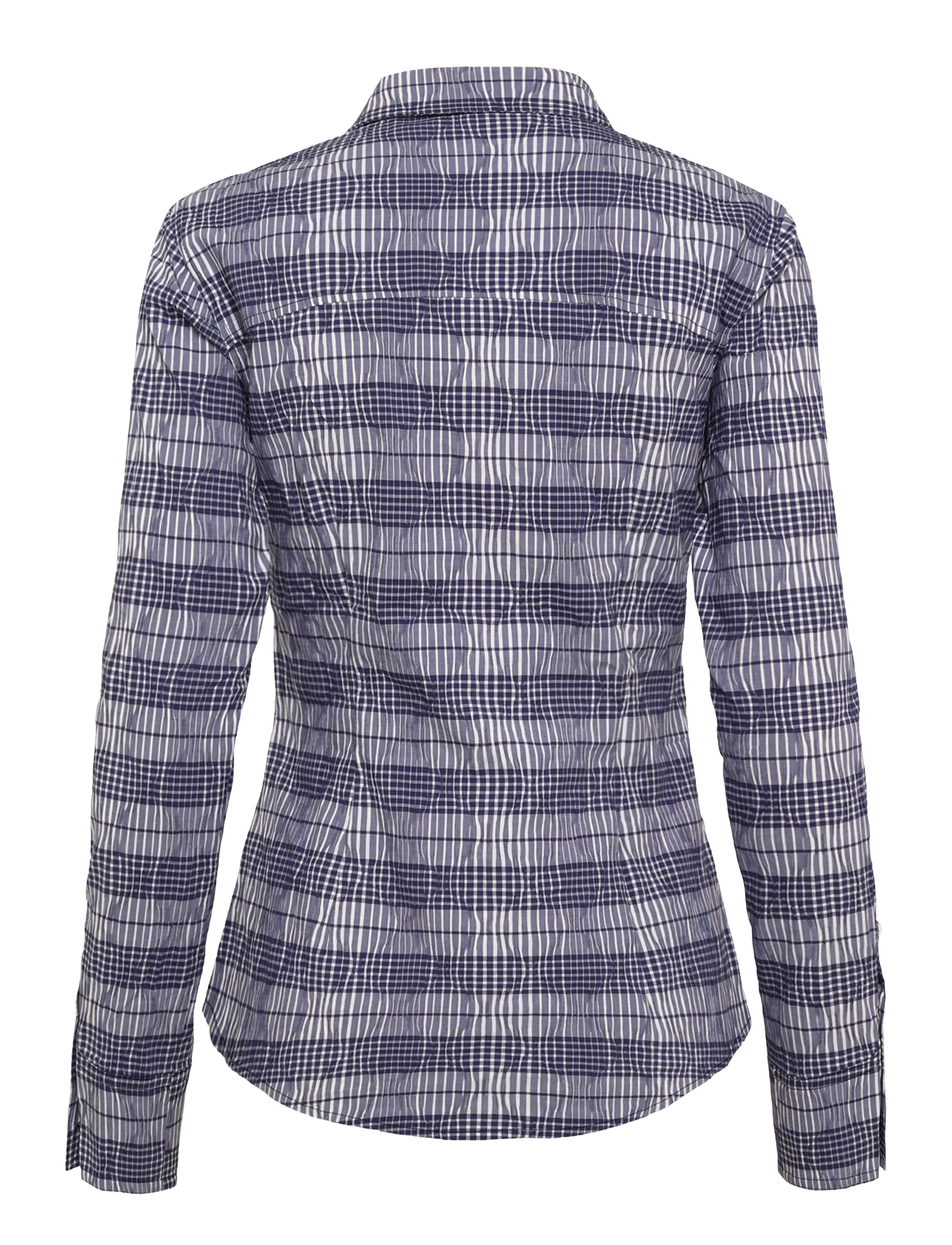 Hella Navy Blue Squared Shirt 2