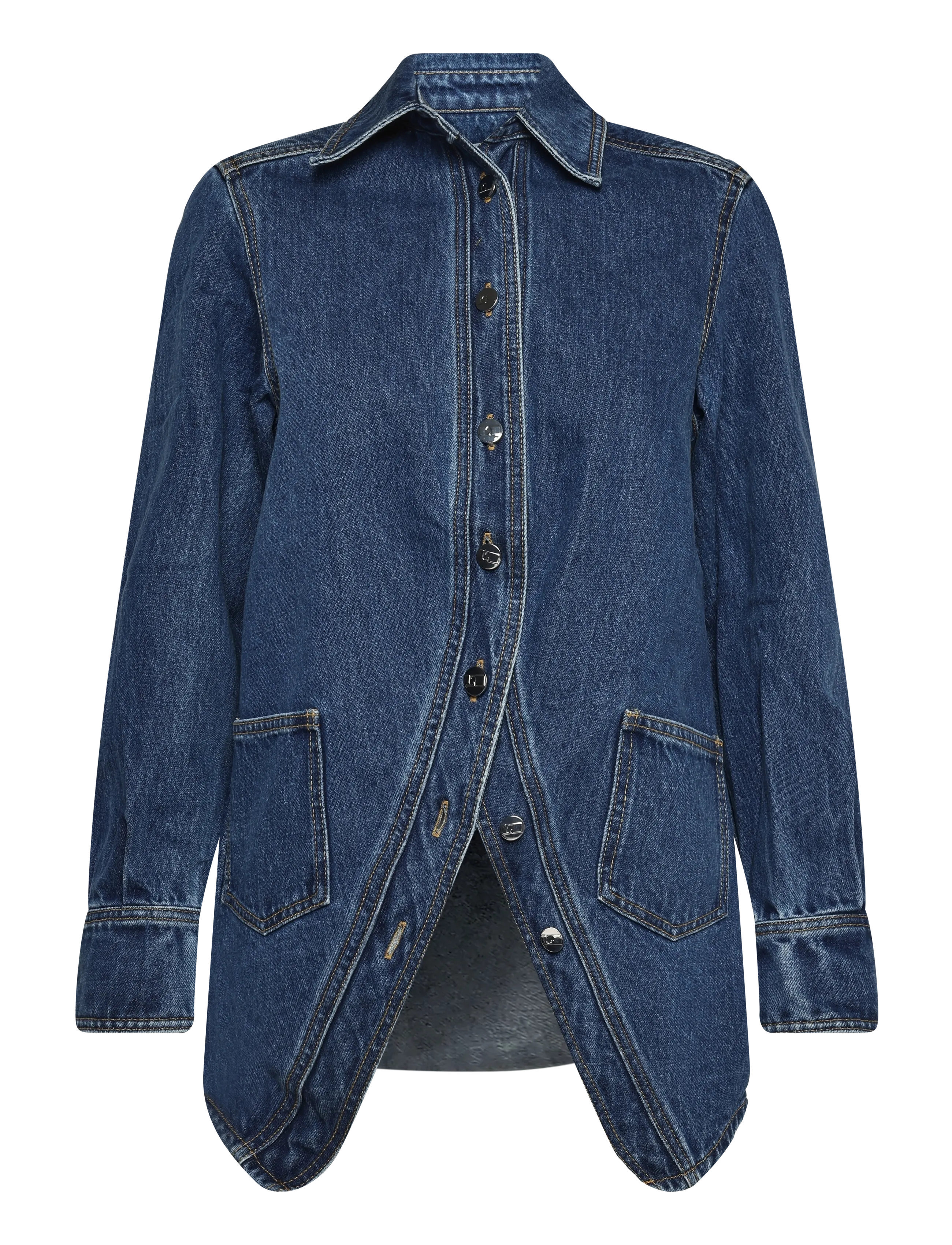 Laagam - No Boyfriend Denim Overshirt