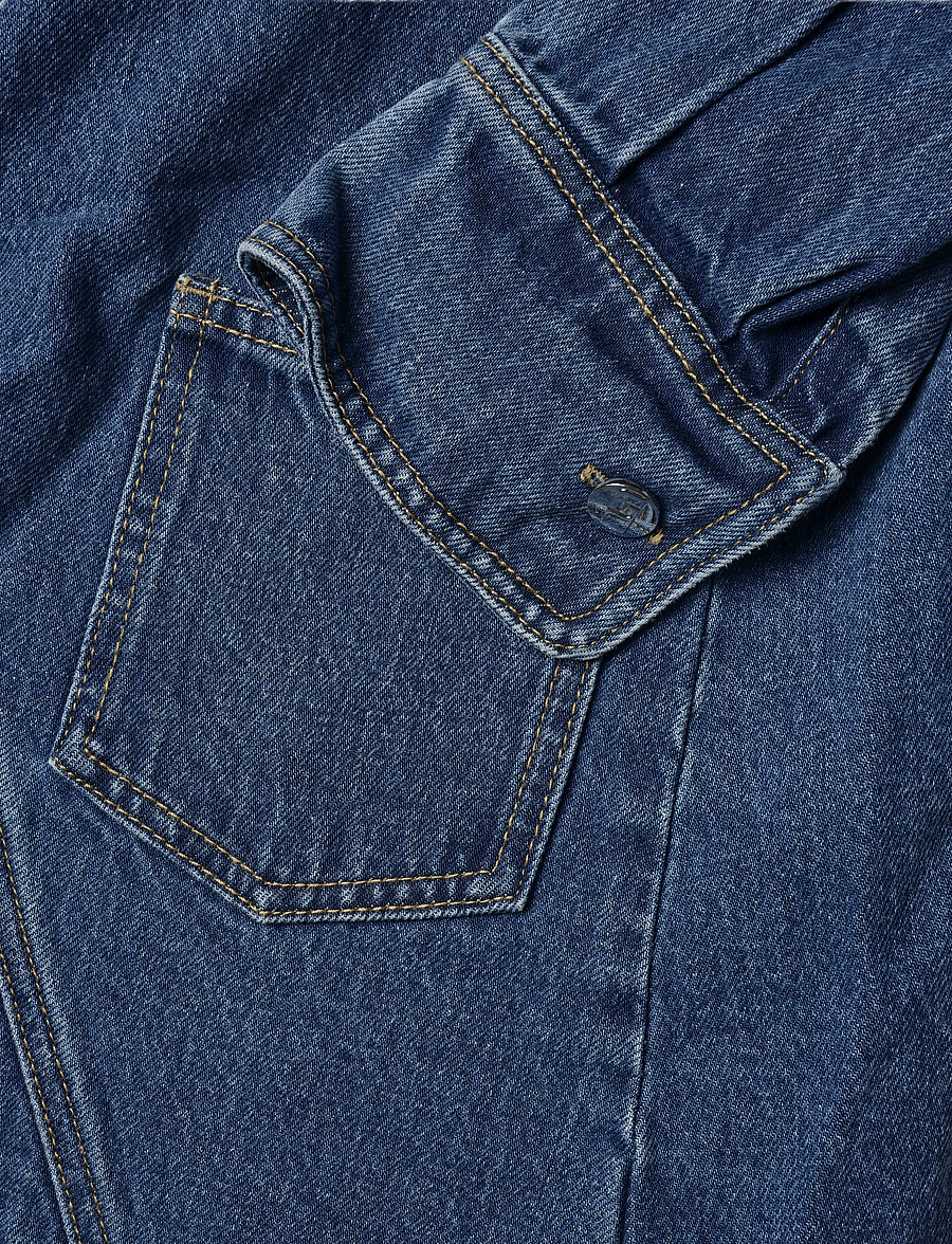 Laagam - NO BOYFRIEND DENIM OVERSHIRT - jeansjacken - denim indigo - 3
