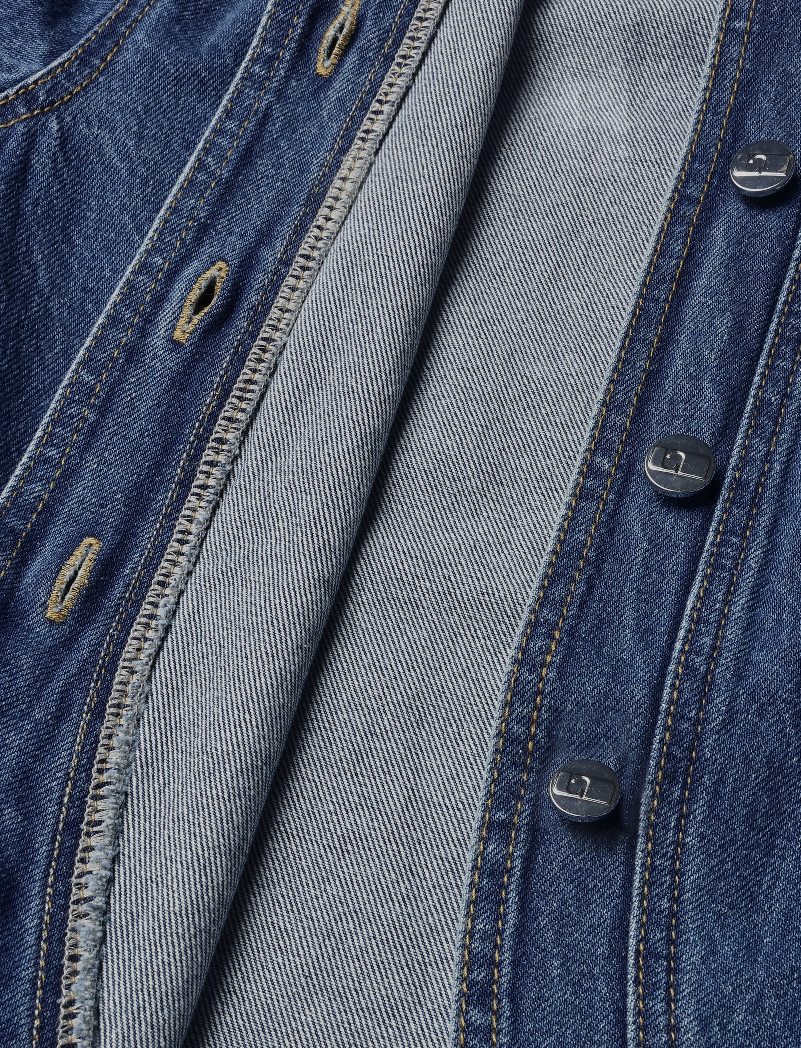Laagam - NO BOYFRIEND DENIM OVERSHIRT - jeansjacken - denim indigo - 4
