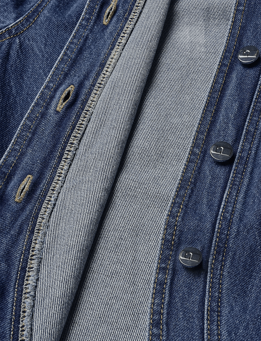 Laagam - NO BOYFRIEND DENIM OVERSHIRT - jeansjacken - denim indigo - 4