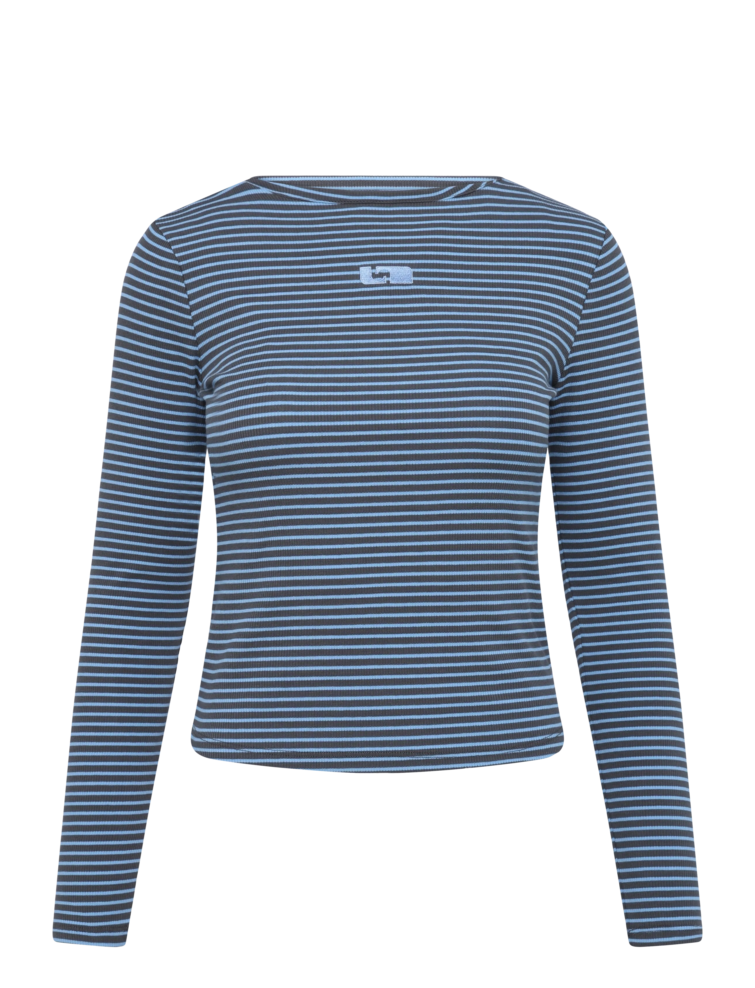 Emory Blue Striped Long Sleeve T-Shirt