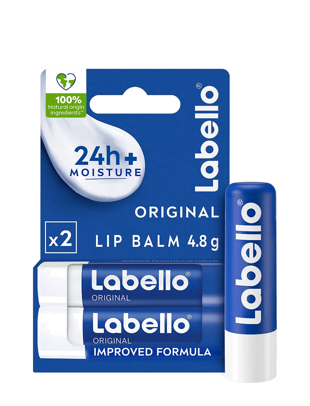 Labello Original Care Lip Balm, 9.6 G, Nude, Lip Care > Lip Balm, Dame