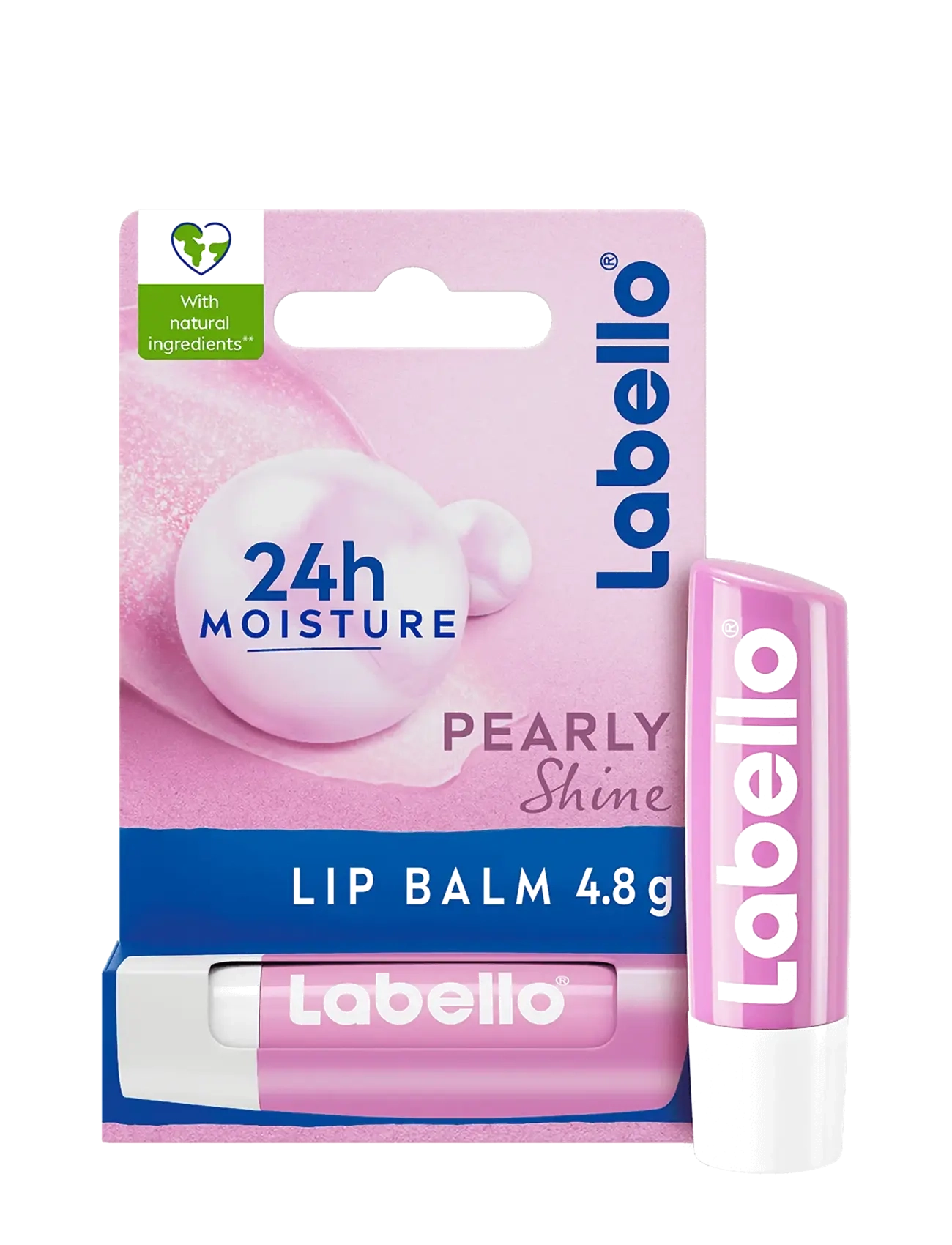 Labello Shine Lip Balm, 4.8 G, Nude, Lip Care > Lip Balm, Dame