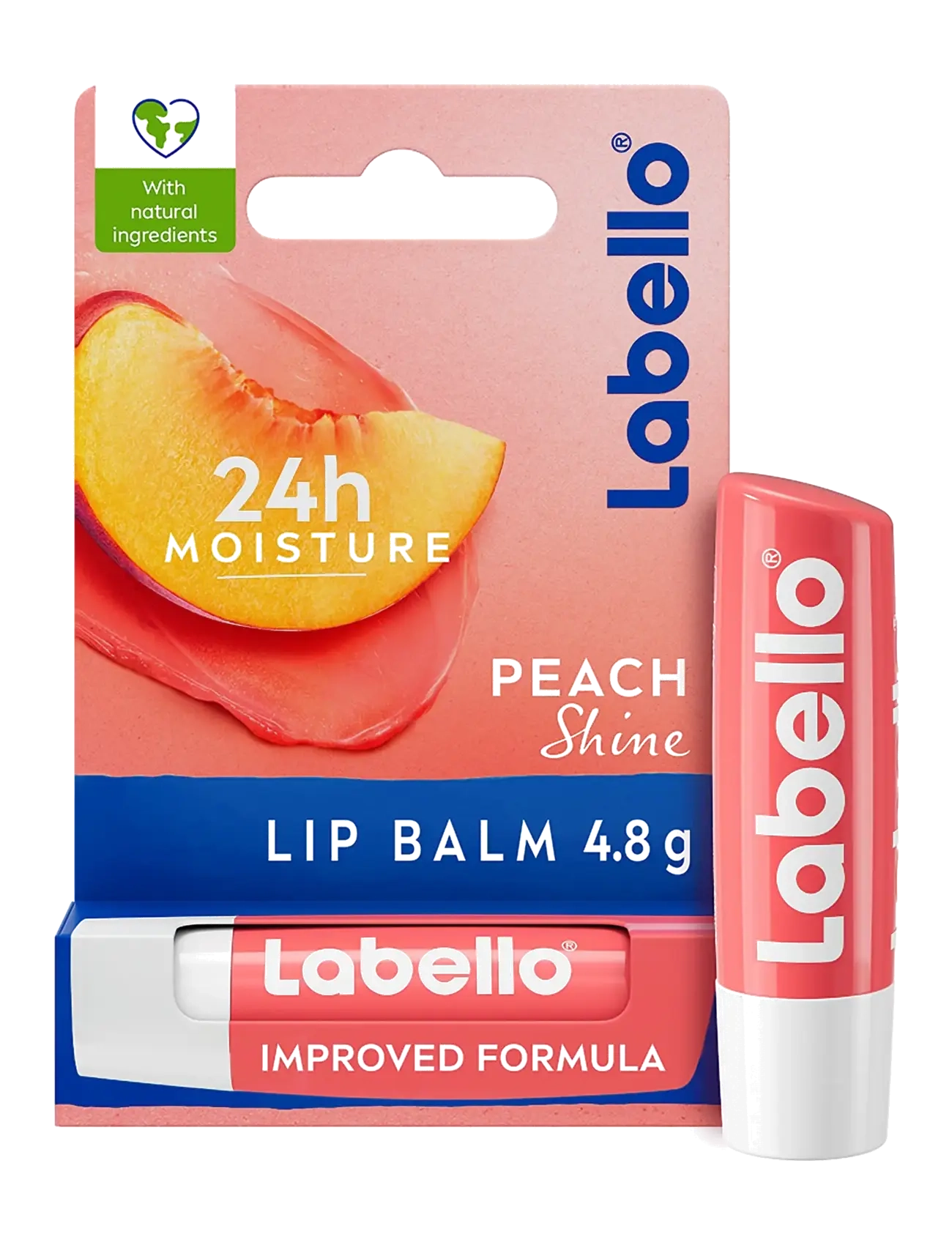 Labello Shine Lip Balm, 4.8 G, Nude, Lip Care > Lip Balm, Dame