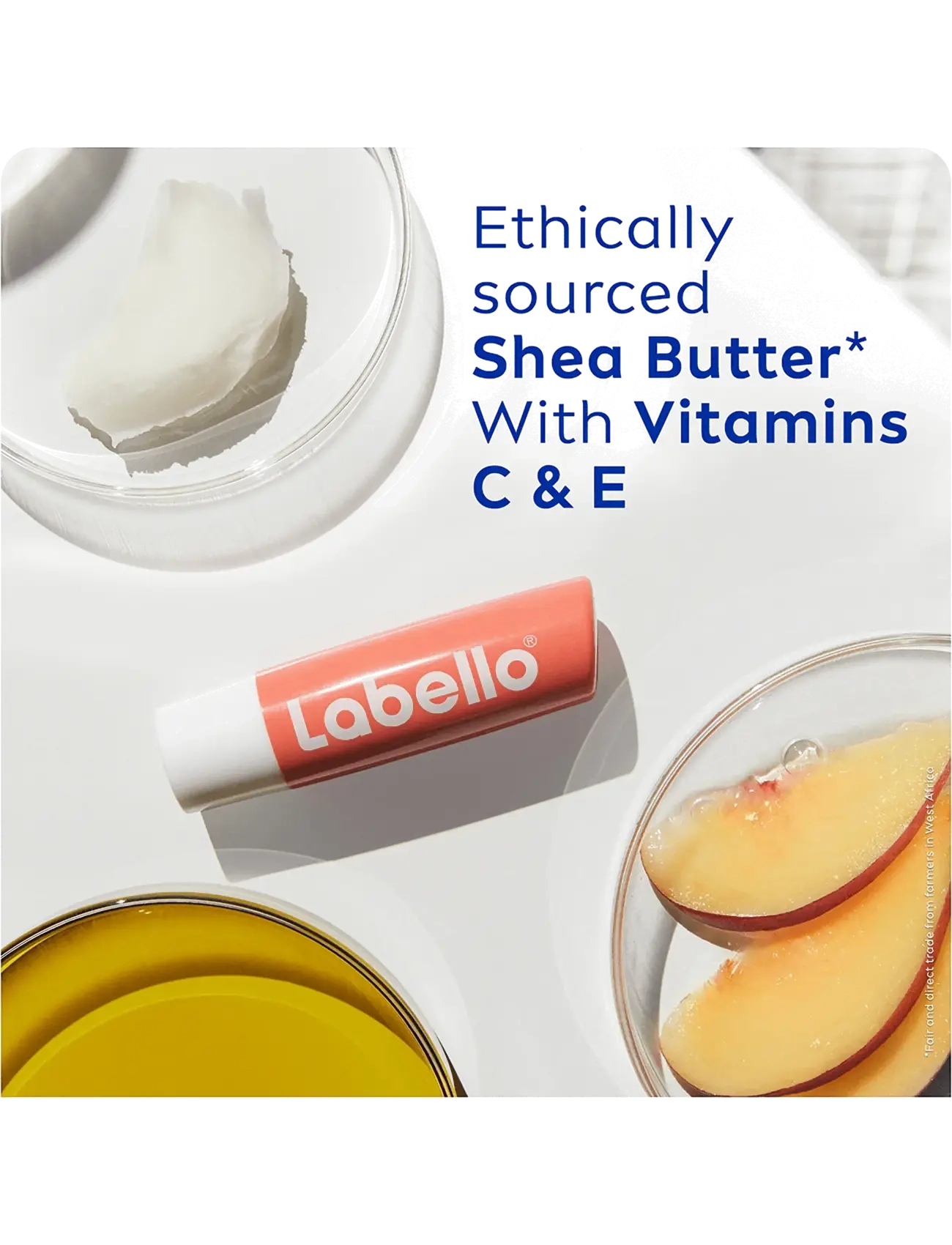 Labello - Peach Shine Lip Balm - läppbalsam - clear - 2