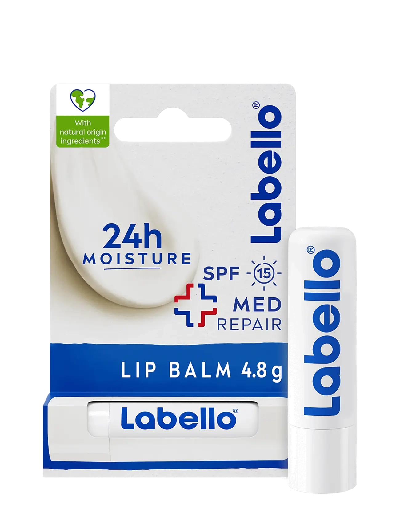 Labello Med Repair Lip Balm, 4.8 G, Nude, Lip Care > Lip Balm, Dame
