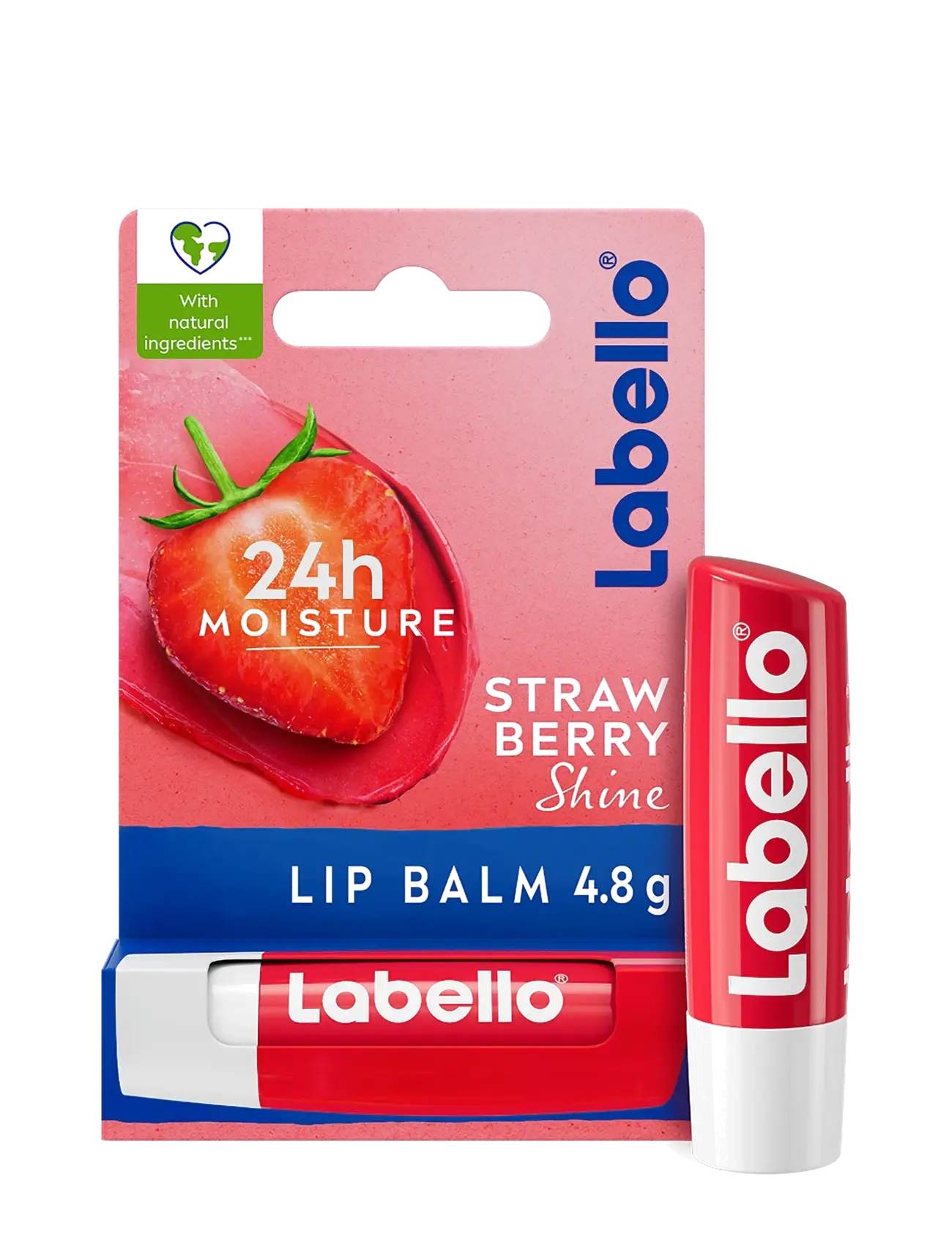 Labello Shine Lip Balm, 4.8 G, Nude, Lip Care > Lip Balm, Dame