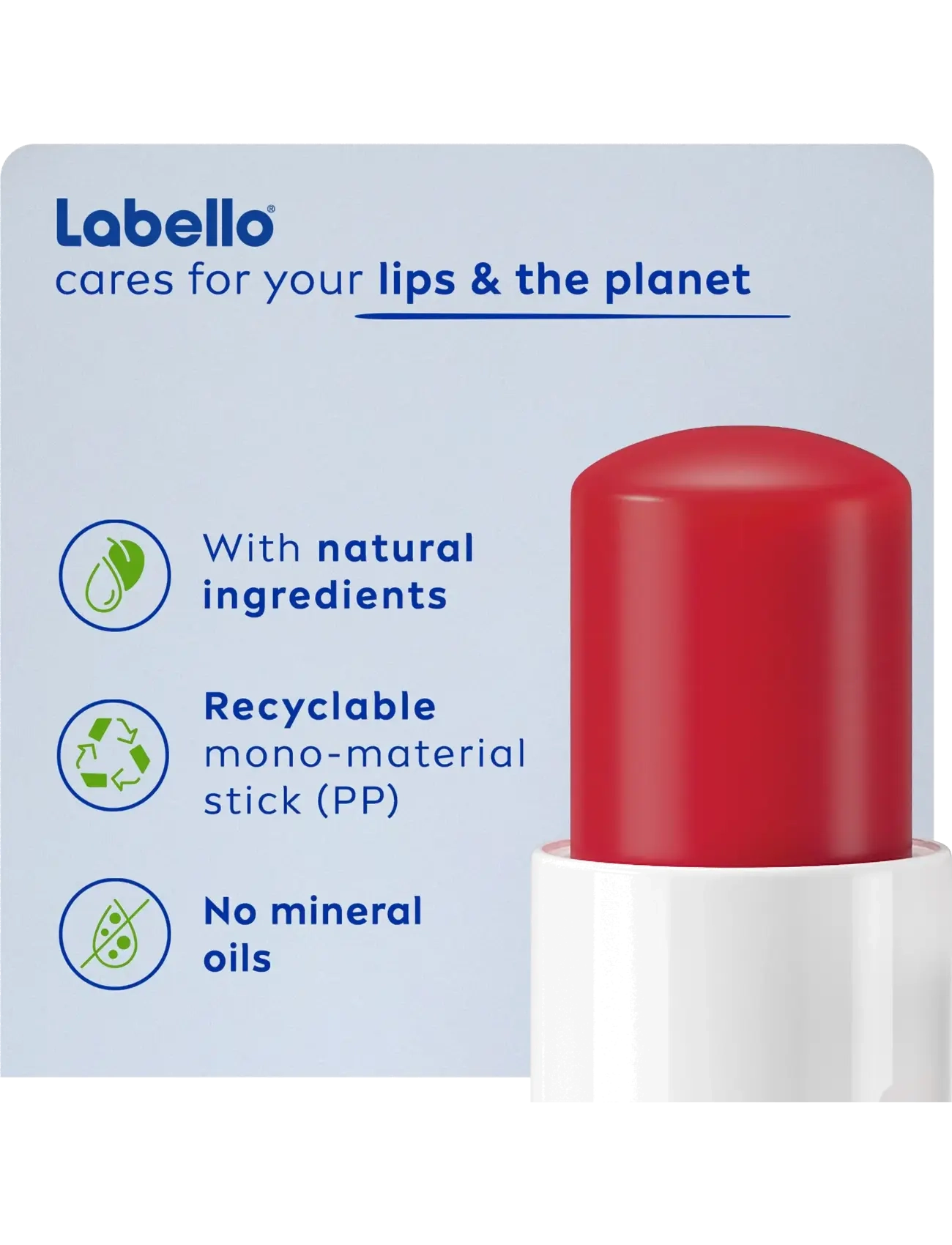 Labello - Shine Lip Balm - læbepomade - strawberry - 2