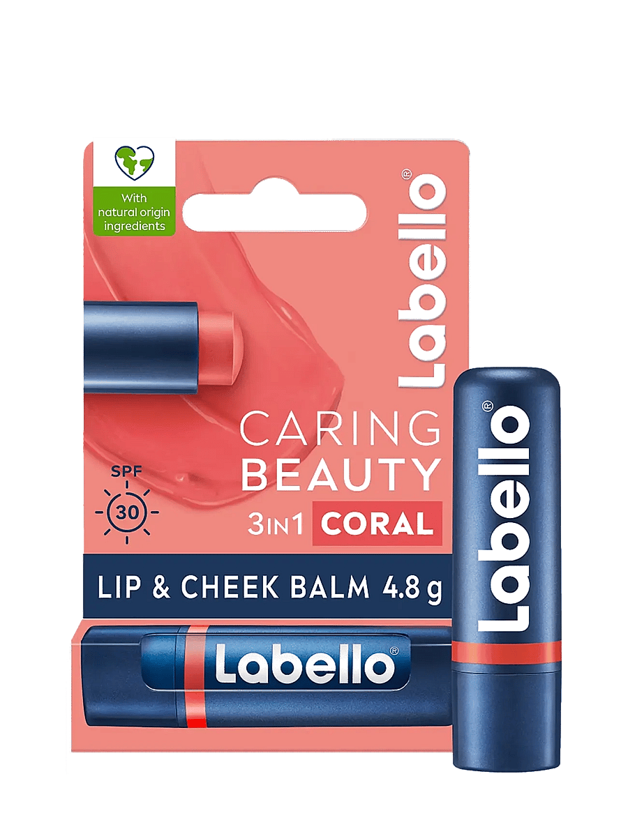 Labello - Caring Beauty - til læberne - coral-nude - 0
