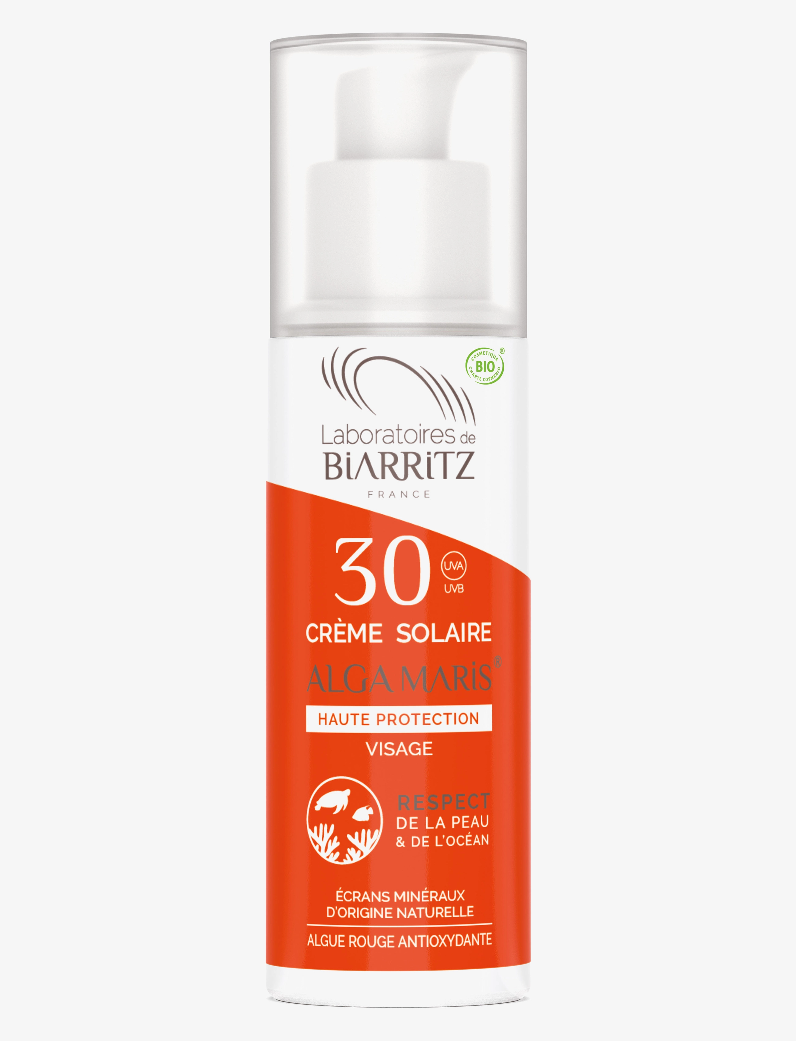 Laboratoires de Biarritz Laboratoires De Biarritz Suncare Face Sunscreen Spf30, 50 ml, Nude, Solpleje > Ansigt, Dame