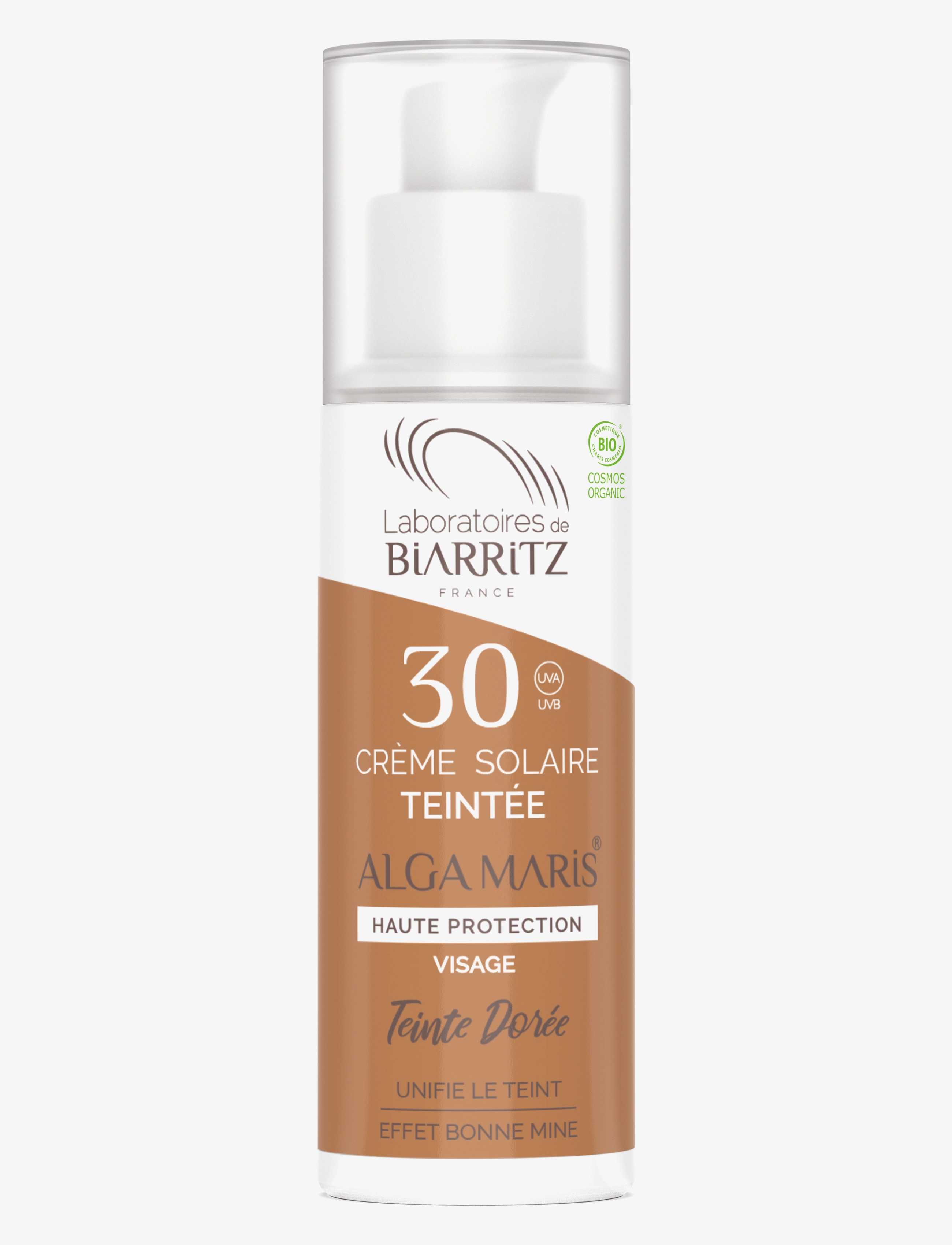 Laboratoires de Biarritz Suncare Tinted Face Sunscreen Spf30 Golden, Ansigt, Nude, Str: 50 ml