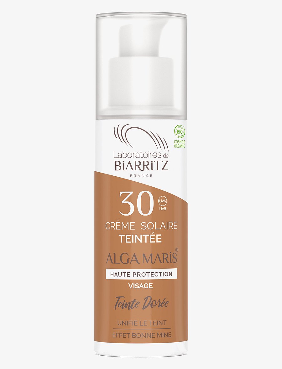 Laboratoires de Biarritz - Laboratoires de Biarritz Suncare Tinted Face Sunscreen SPF30 Golden - til ansigtet - clear - 0