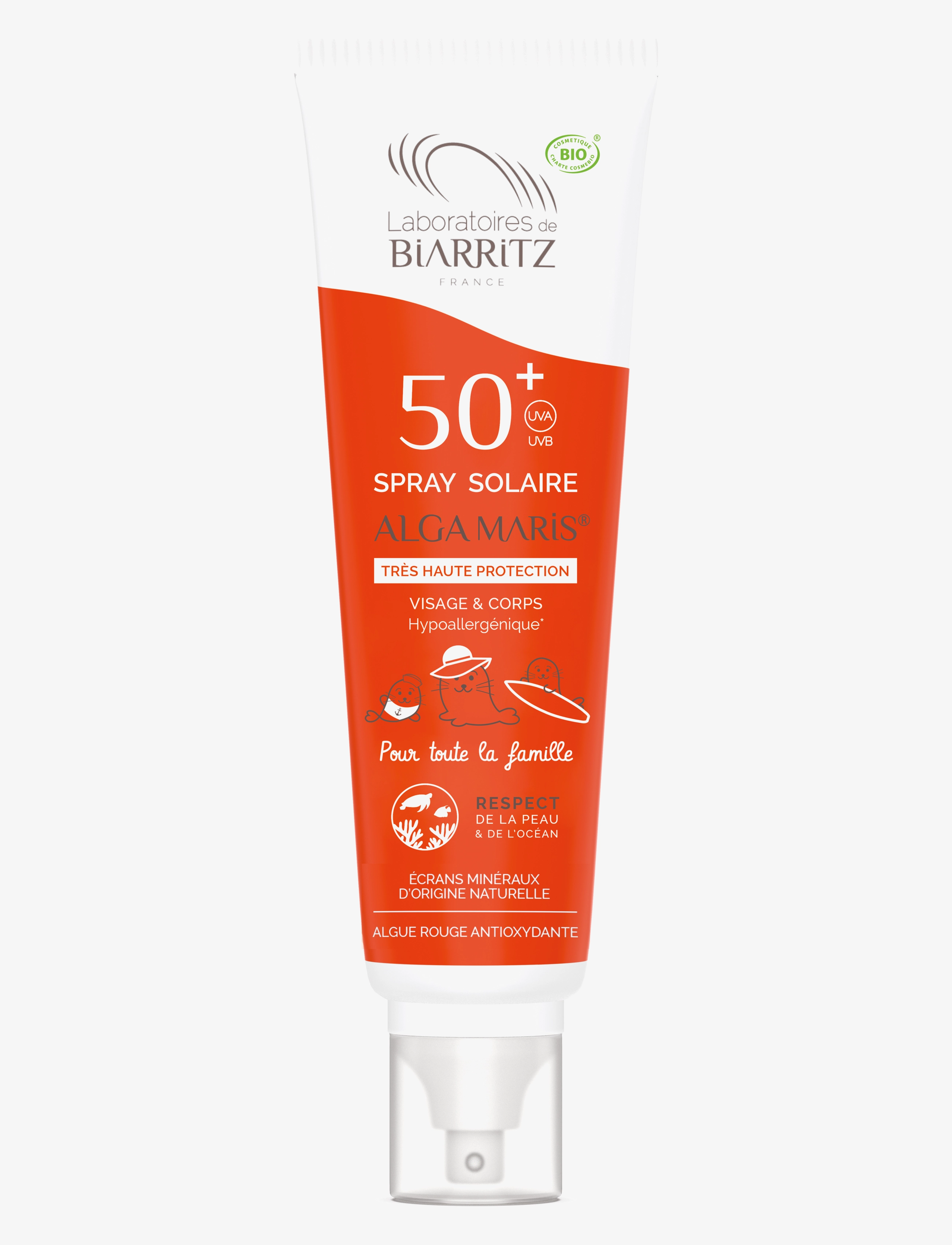 Laboratoires de Biarritz Laboratoires de Biarritz Suncare Sunscreen Spray SPF50+, Family Size - Beauty - Herre - CLEAR / undefined