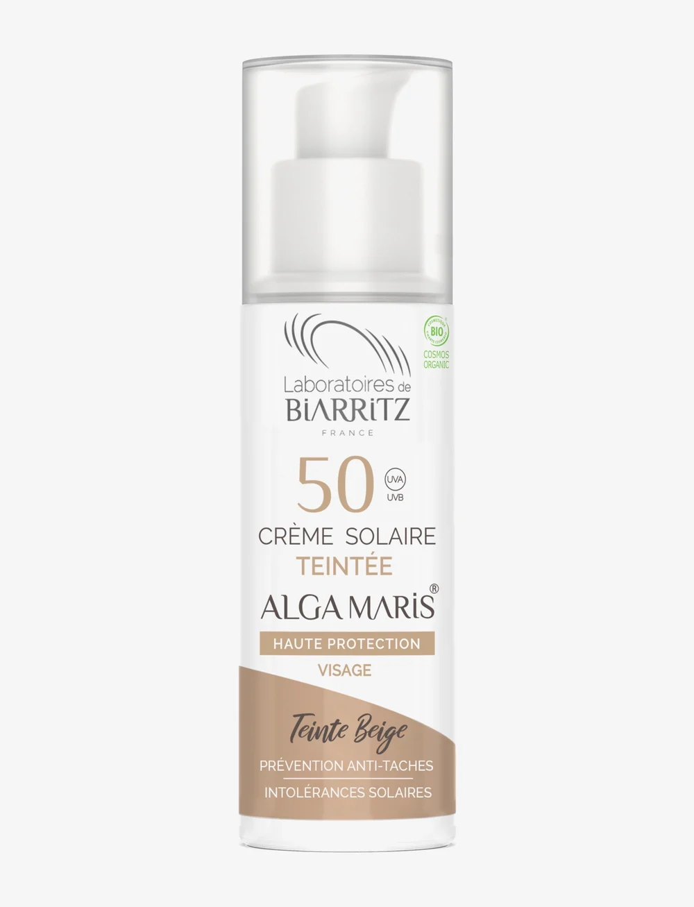 Laboratoires de Biarritz - Laboratoires de Biarritz Suncare Tinted Face Sunscreen SPF50 Beige - til ansigtet - clear - 1