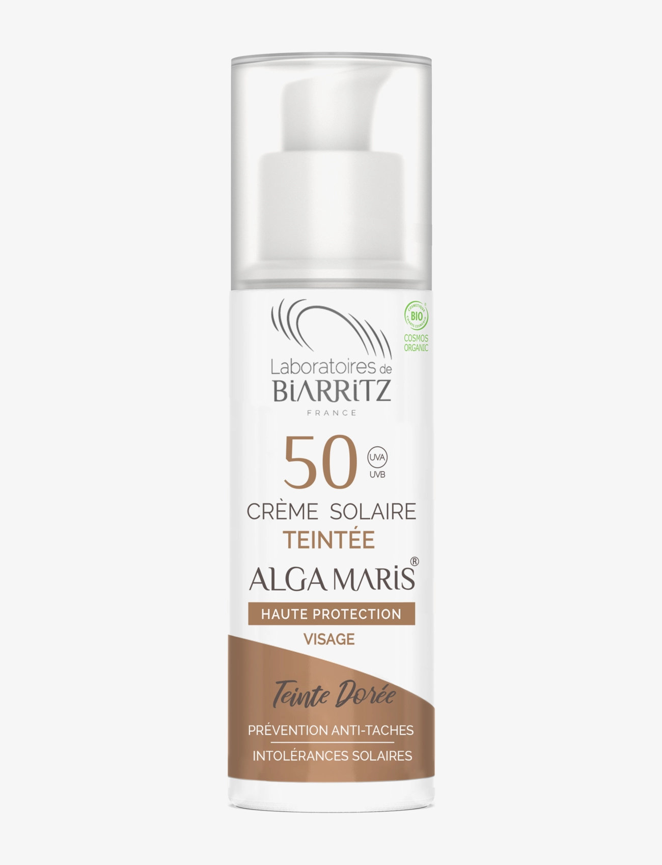 Laboratoires de Biarritz - Laboratoires de Biarritz Suncare Tinted Face Sunscreen SPF50 Golden - clear - 1