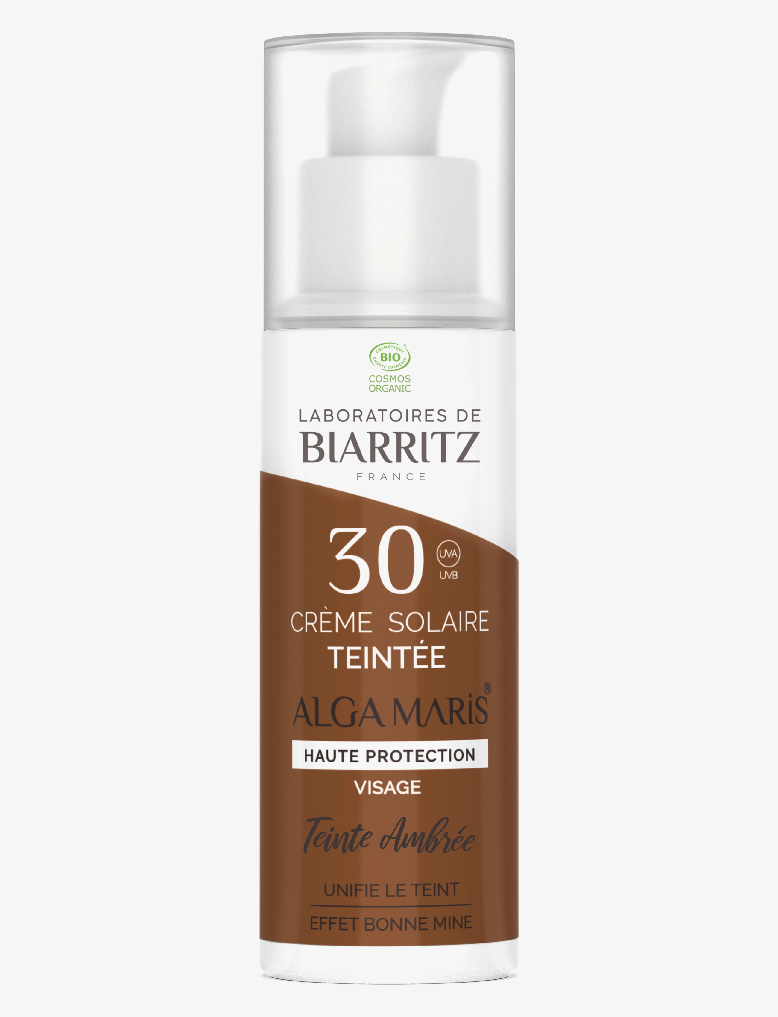 Laboratoires de Biarritz Suncare Tinted Face Sunscreen Spf30 Amber, Ansigt, Nude, Str: 50 ml
