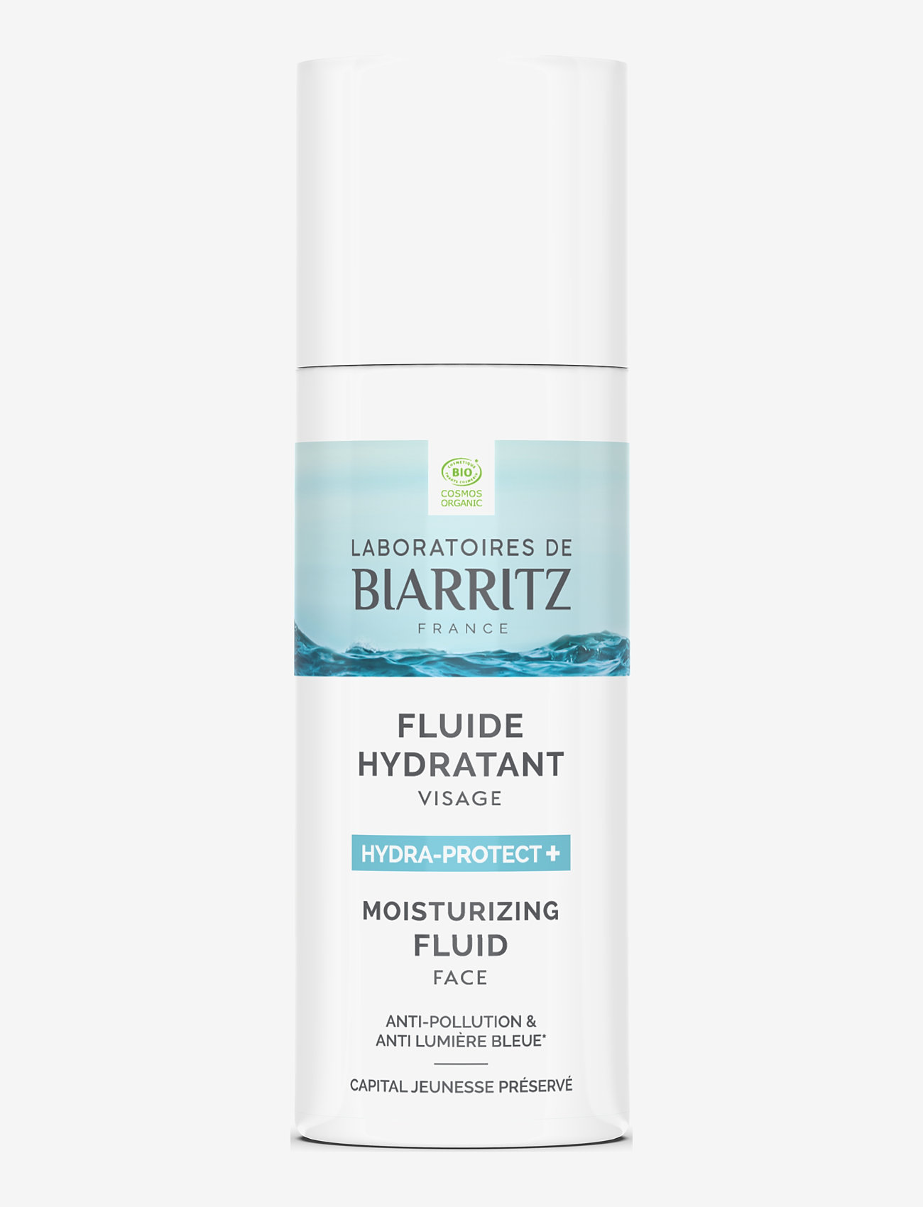 Laboratoires de Biarritz - Laboratoires de Biarritz Hydra Protect + Moisturizing Face Fluid - dagkräm - clear - 1