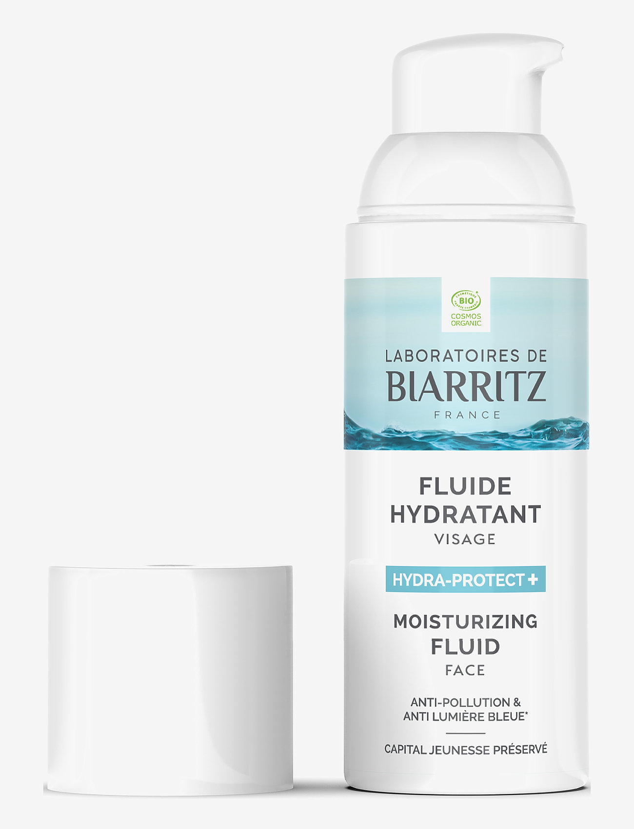 Laboratoires de Biarritz - Laboratoires de Biarritz Hydra Protect + Moisturizing Face Fluid - dagkräm - clear - 2