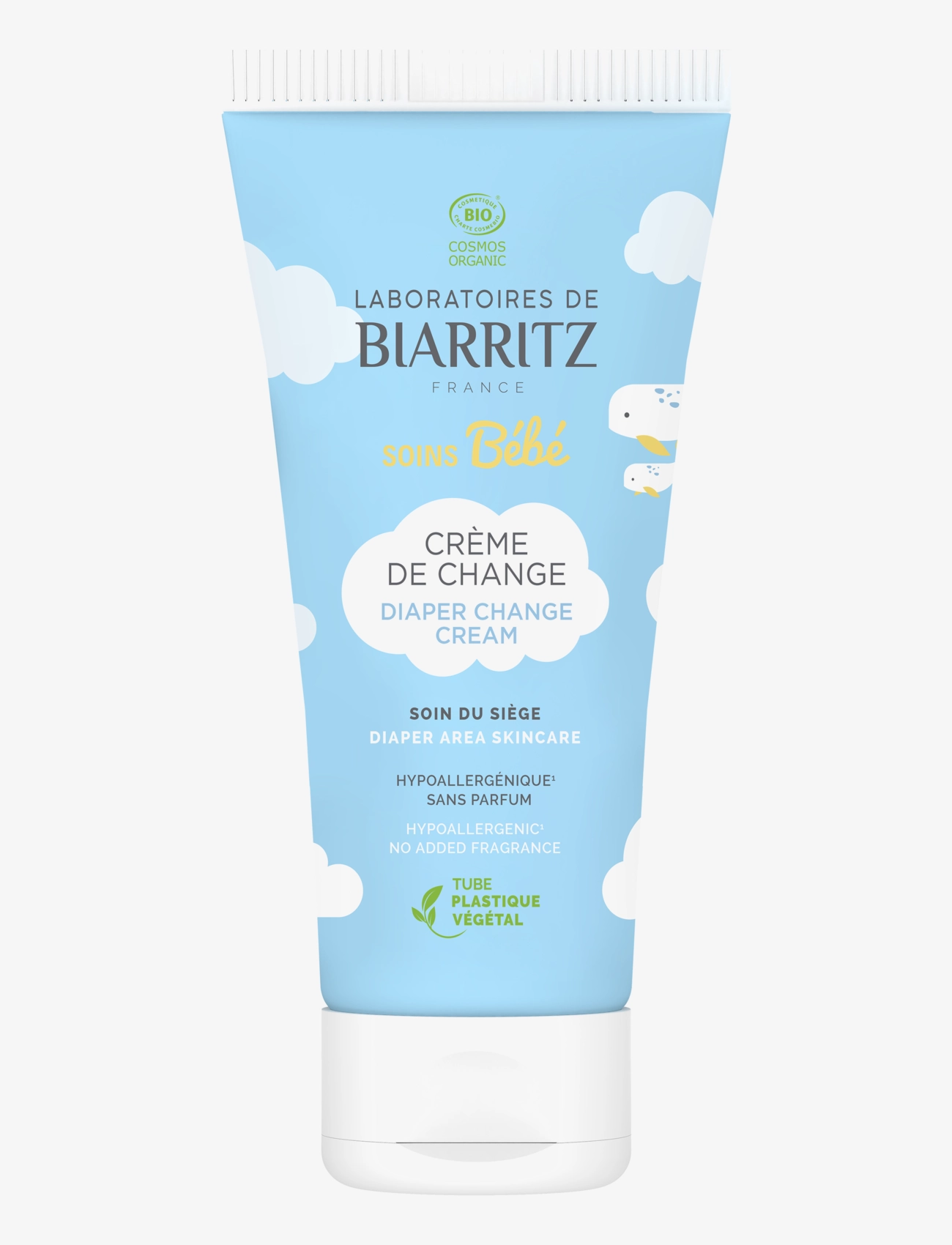 Laboratoires de Biarritz Laboratoires de Biarritz Baby Care Diaper Change Cream 75 ml - Laboratoires de Biarritz - CLEAR / undefined