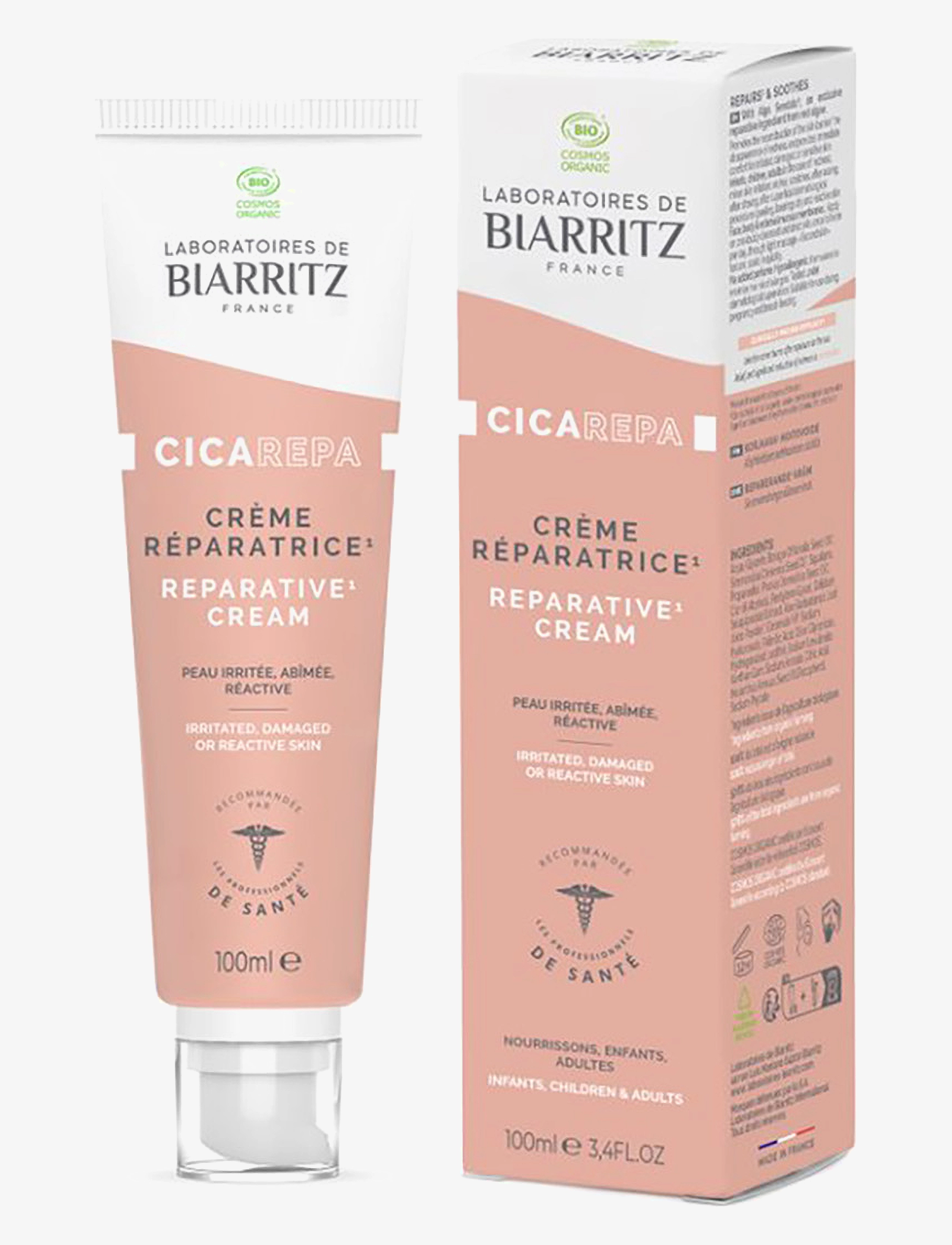 Laboratoires de Biarritz Cica Repa Reparative Cream Family Size, Day Cremes, Nude, Str: 100 ml