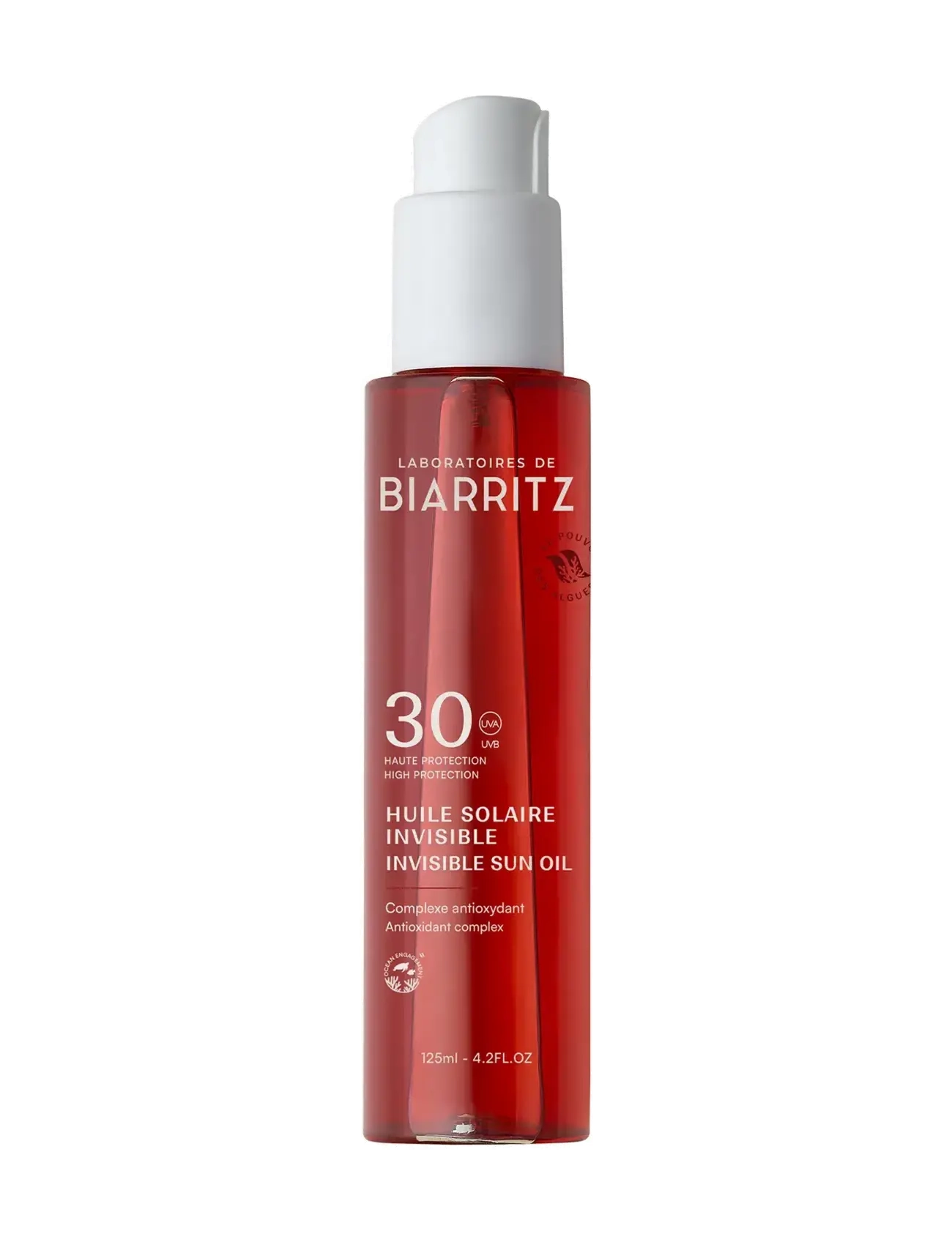 Laboratoires de Biarritz Suncare Invisible Oil Spf30, Ansigt, Nude, Str: 125 ML