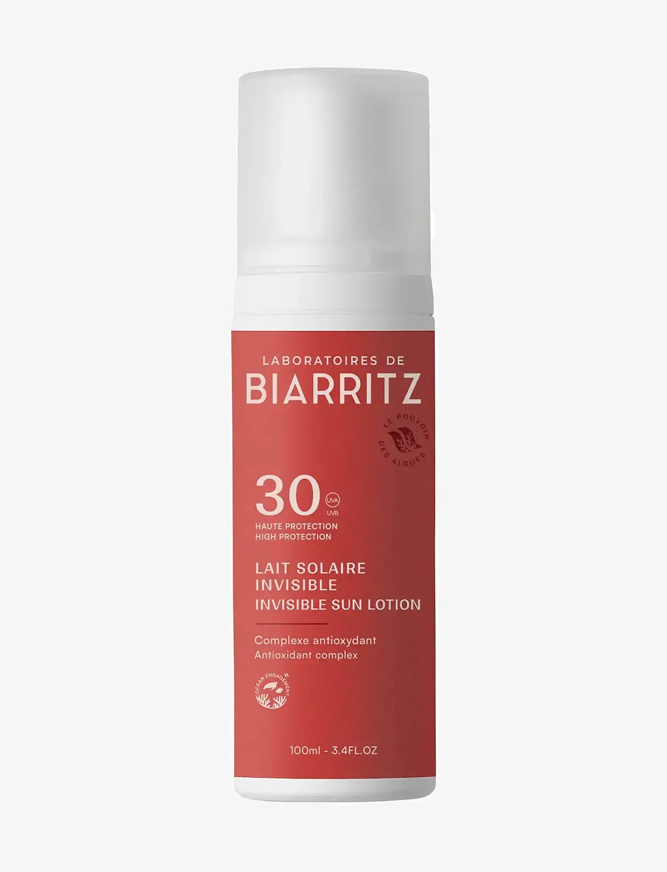 Laboratoires de Biarritz - Laboratoires de Biarritz Suncare Invisible Lotion SPF30 - til kroppen - clear - 1