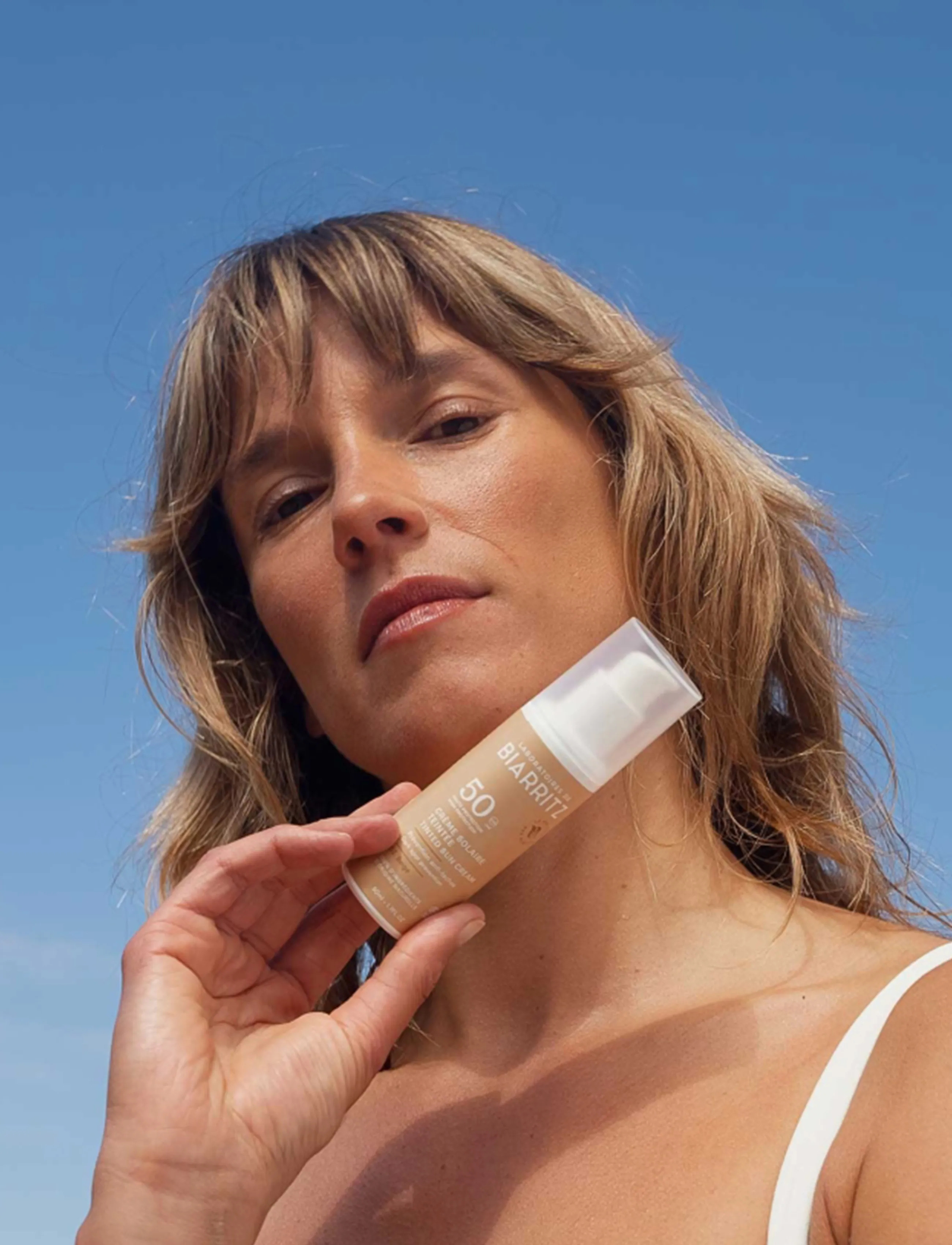 Laboratoires de Biarritz - Laboratoires de Biarritz Suncare Tinted Face Sunscreen SPF50 Beige - för ansiktet - beige - 2