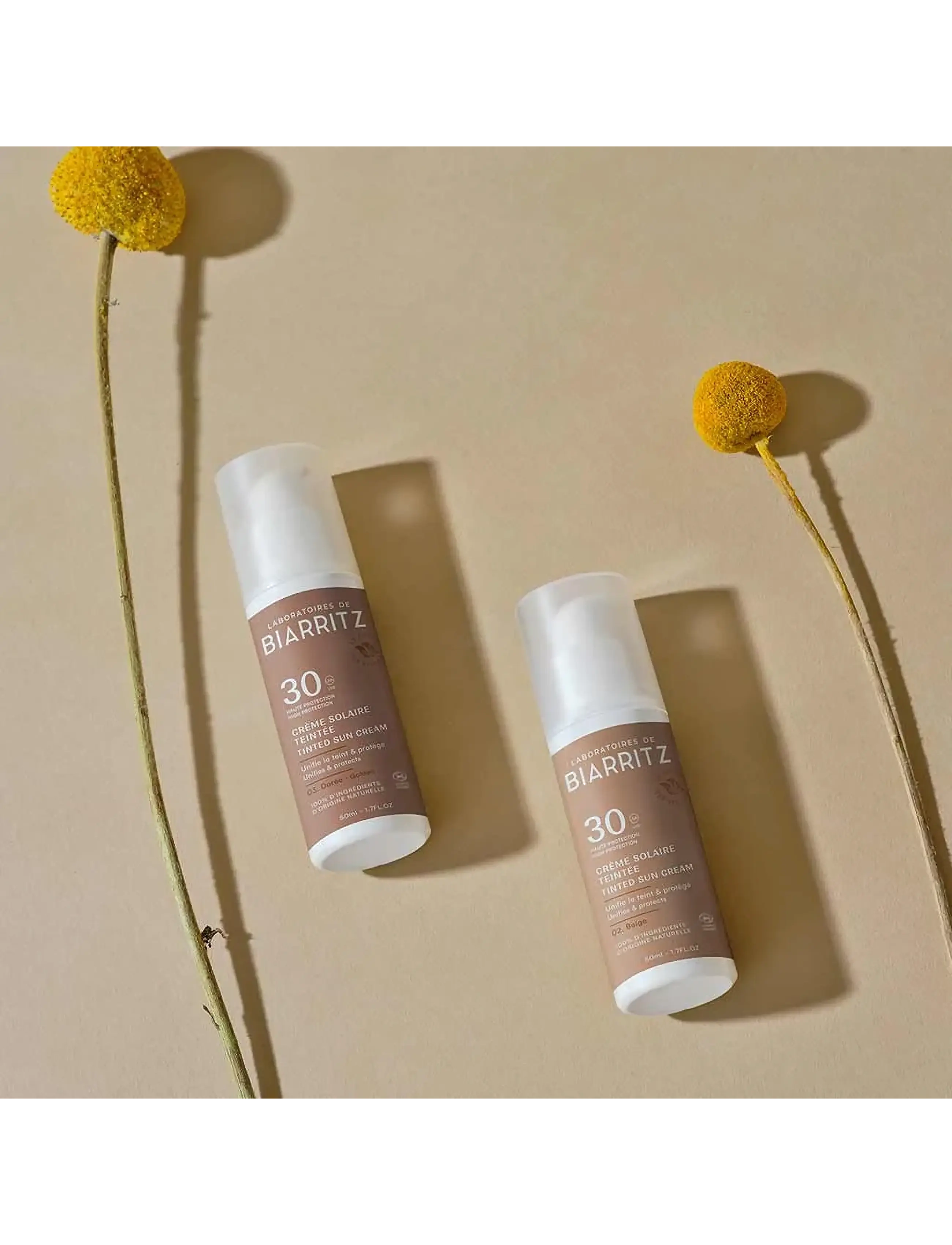 Laboratoires de Biarritz - Laboratoires de Biarritz Suncare Tinted Face Sunscreen SPF30 - til ansigtet - beige - 2