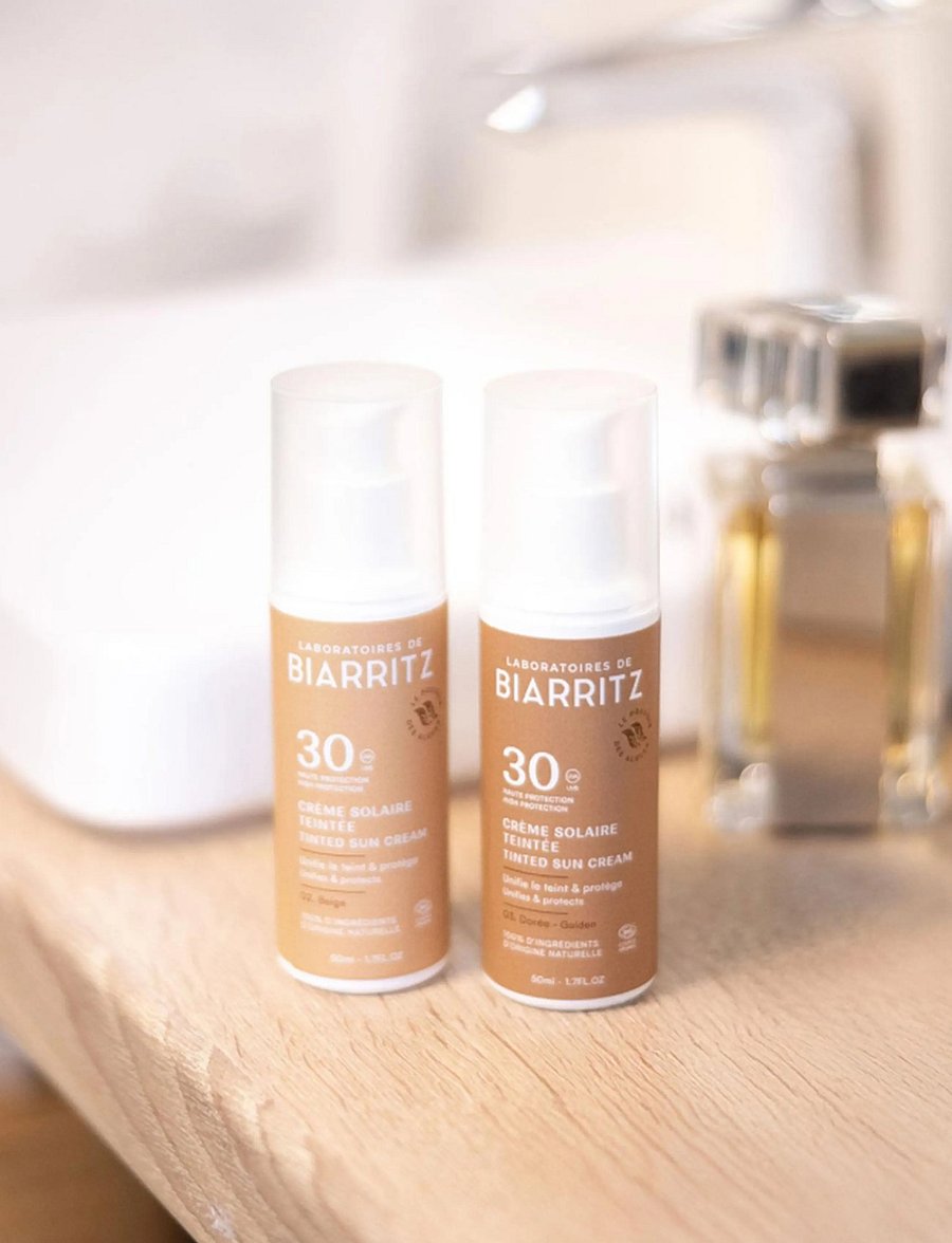 Laboratoires de Biarritz - Laboratoires de Biarritz Suncare Tinted Face Sunscreen SPF30 - för ansiktet - beige - 0