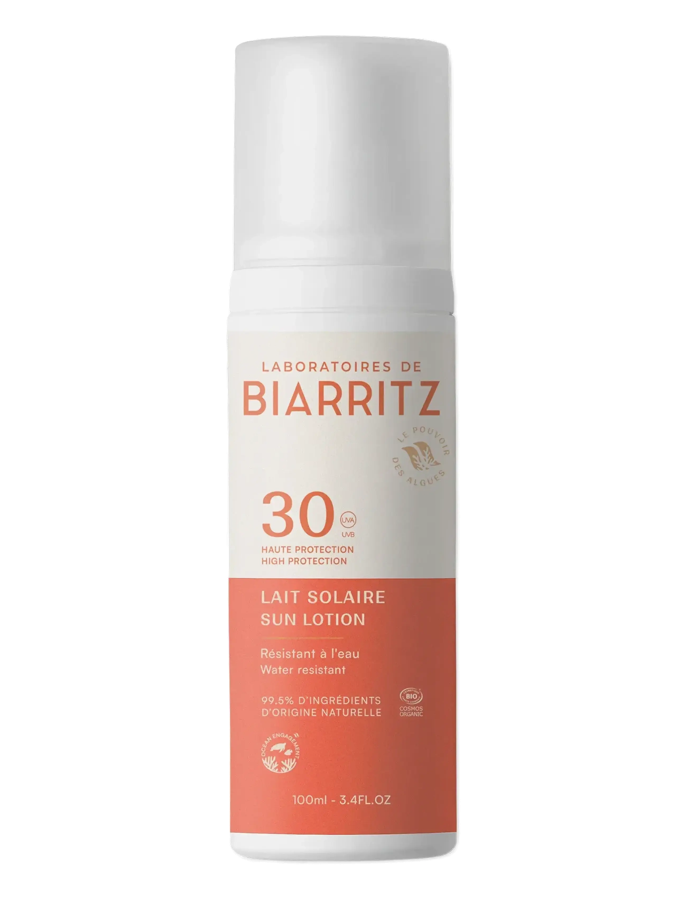 Laboratoires de Biarritz Laboratoires De Biarritz Suncare Sunscreen Lotion Spf30, 100 ml, Nude, Solpleje > Ansigt, Dame