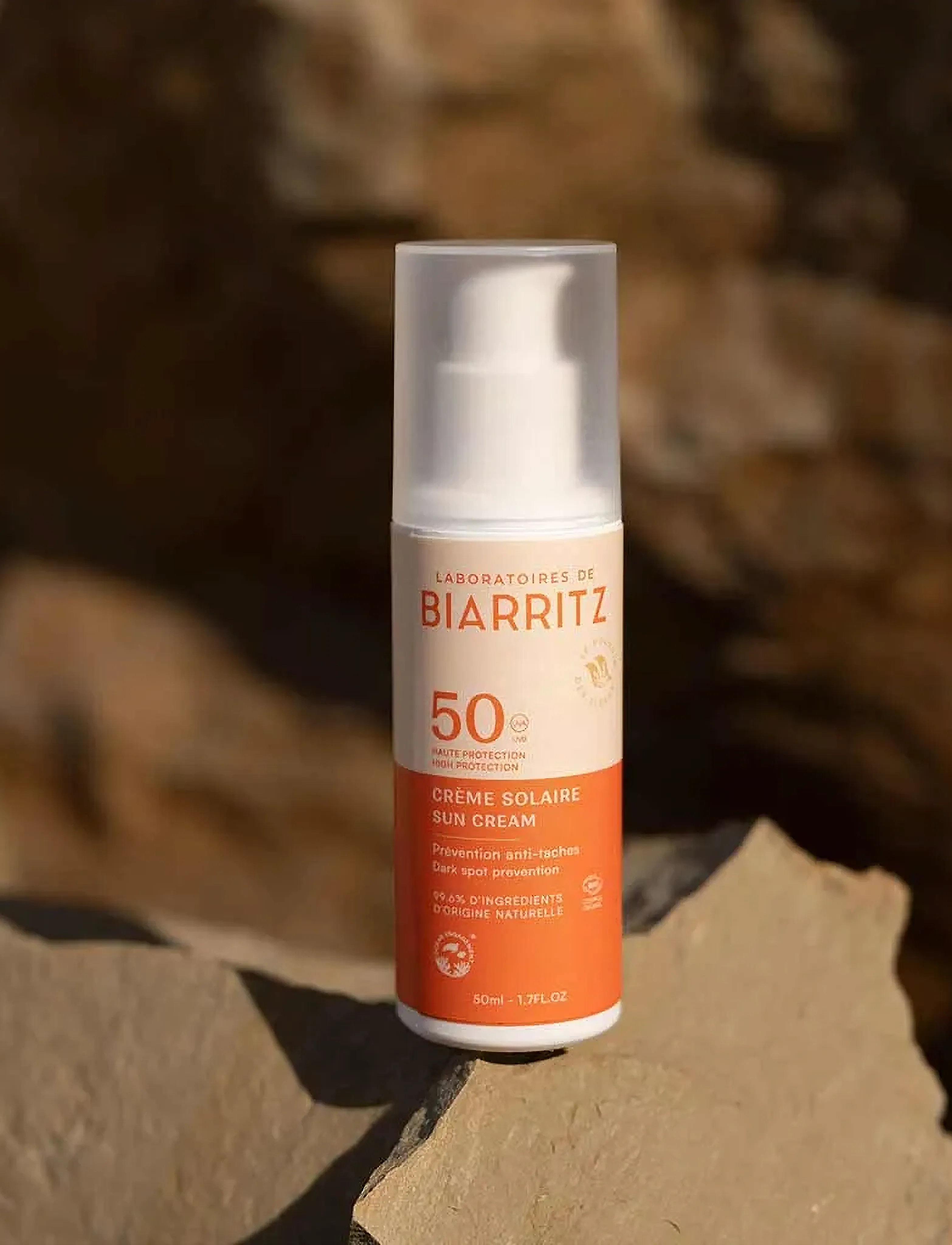 Laboratoires de Biarritz - Laboratoires de Biarritz Suncare Face Sunscreen SPF50 - fyrir andlit - clear - 1
